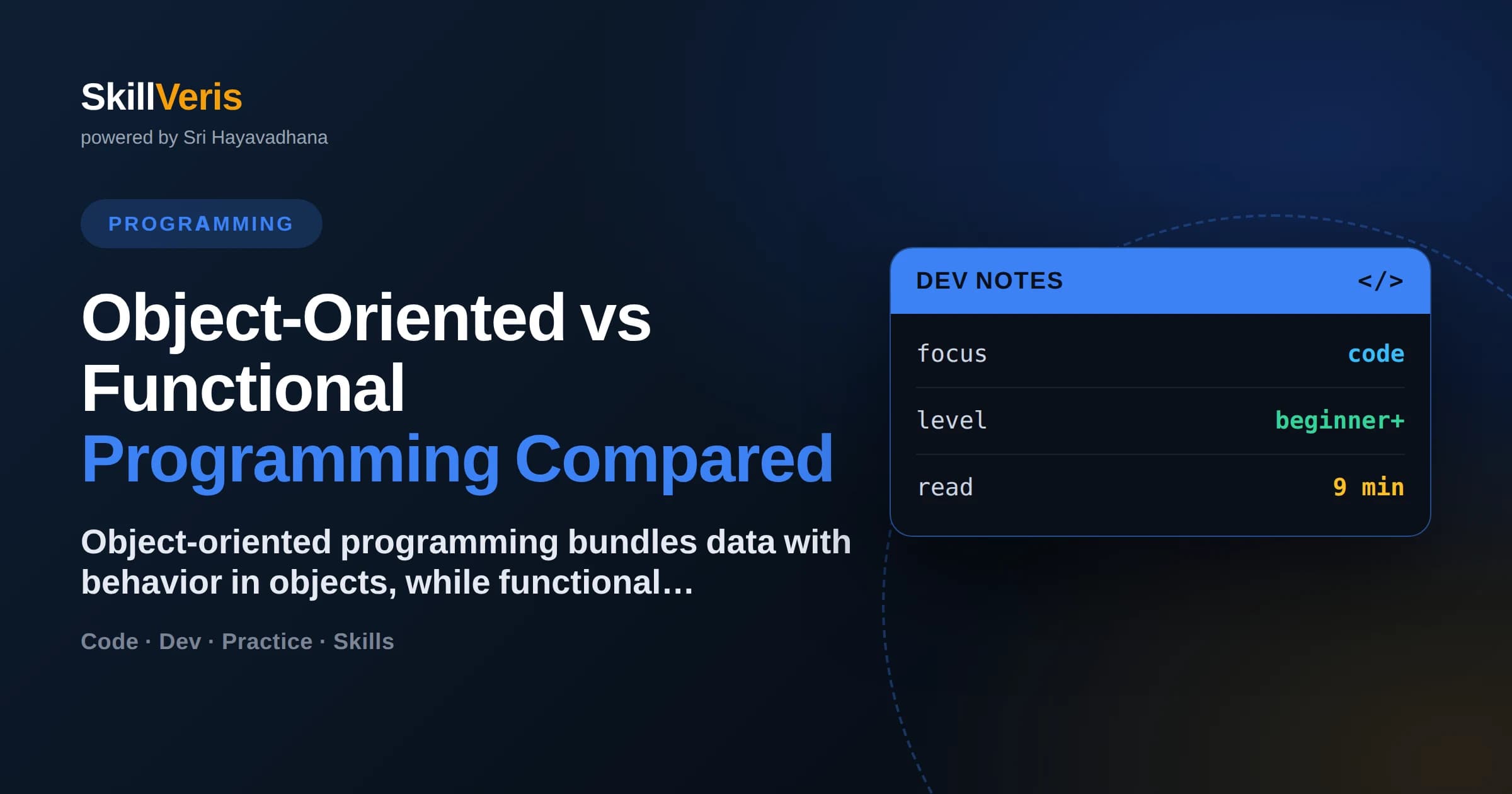 Object-Oriented vs Functional Programming Compared