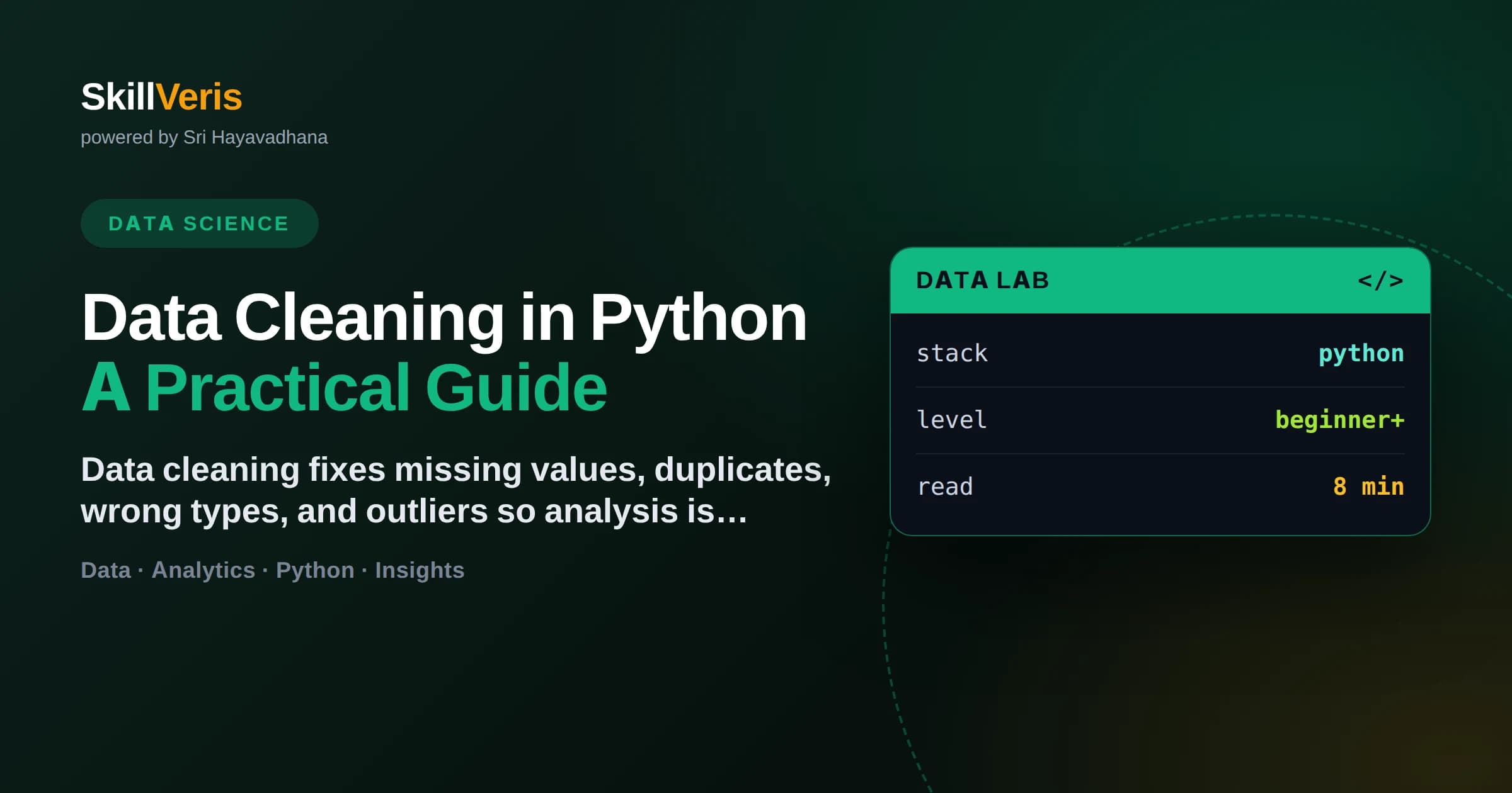 Data Cleaning in Python: A Practical Guide