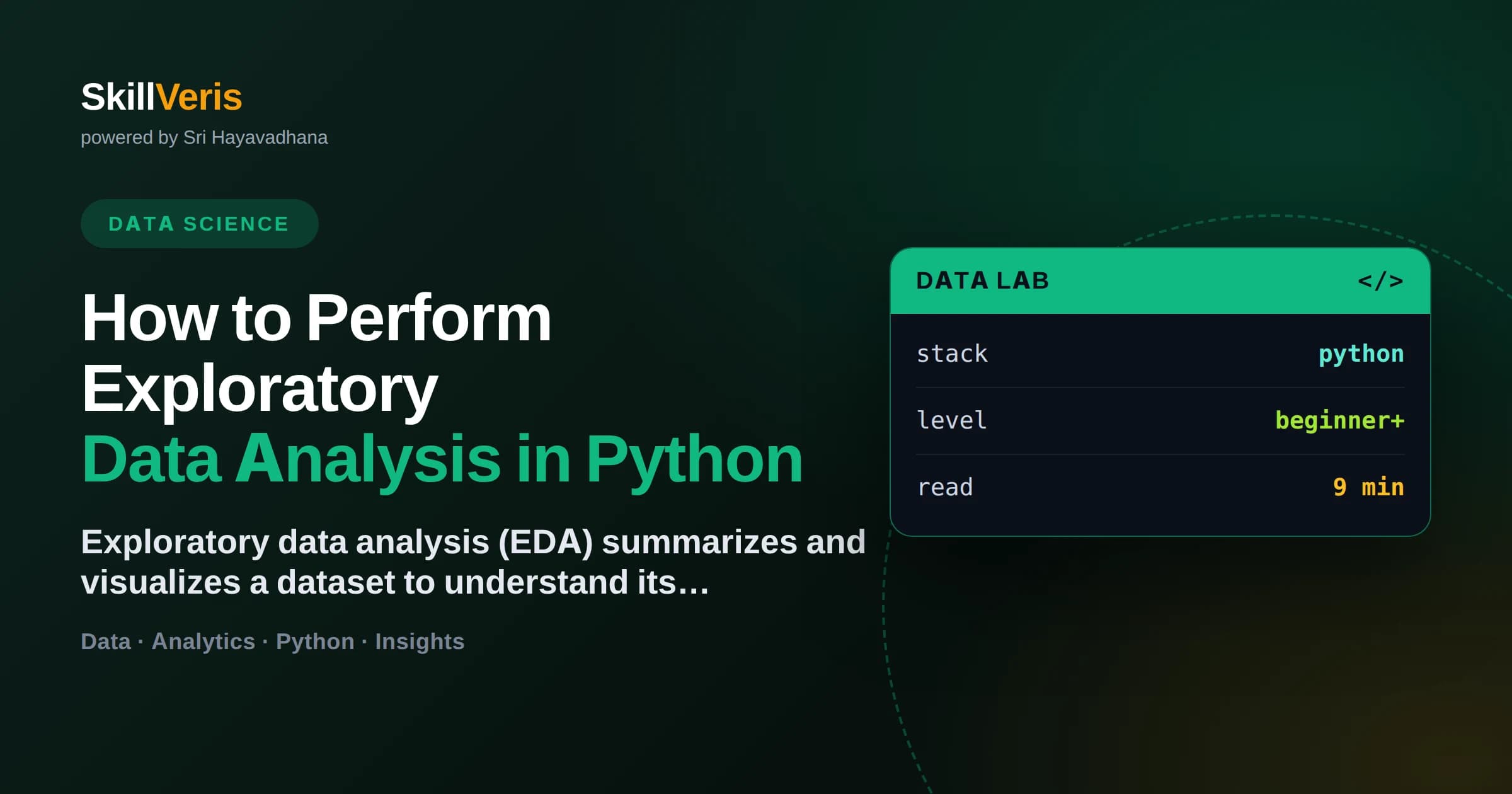 How to Perform Exploratory Data Analysis in Python
