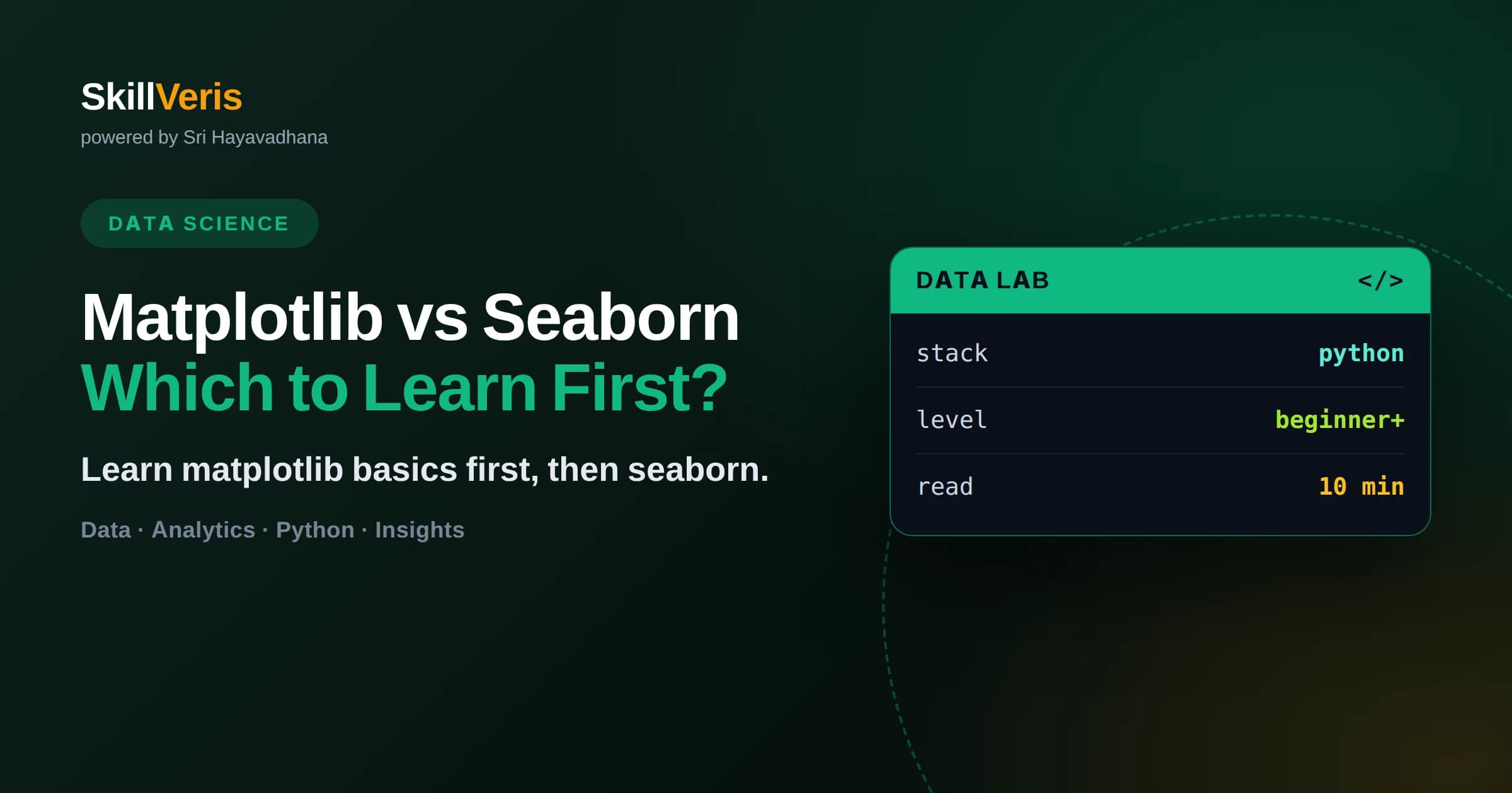 Matplotlib vs Seaborn: Which to Learn First?