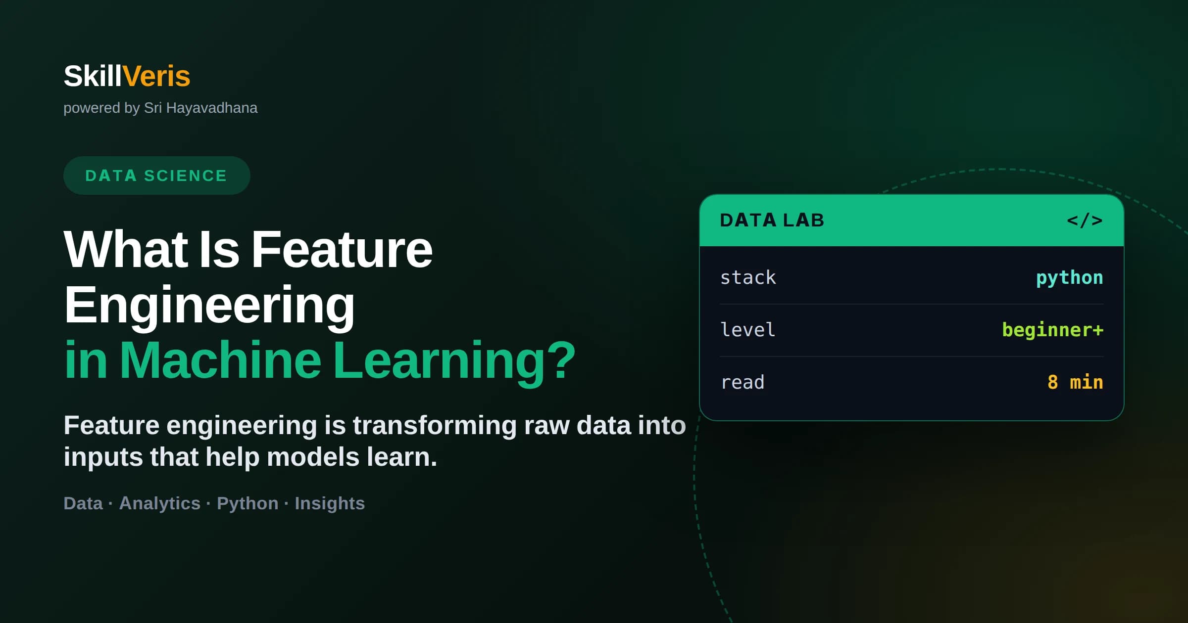 What Is Feature Engineering in Machine Learning?
