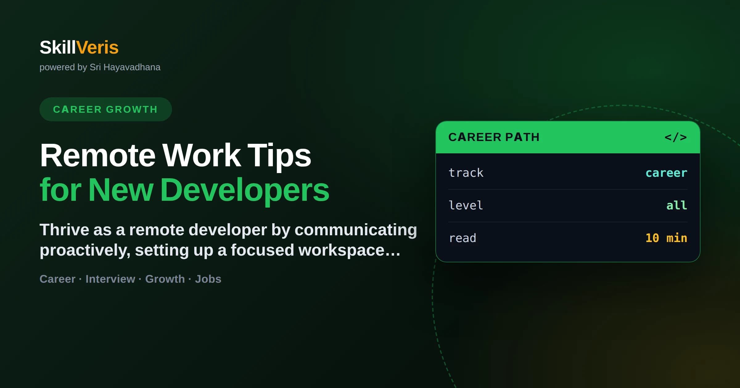 Remote Work Tips for New Developers