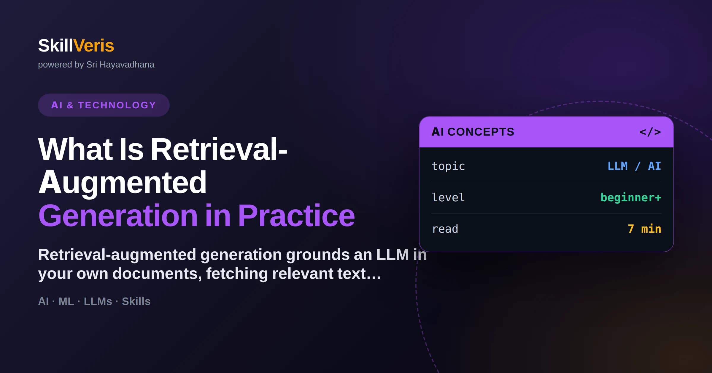 What Is Retrieval-Augmented Generation in Practice