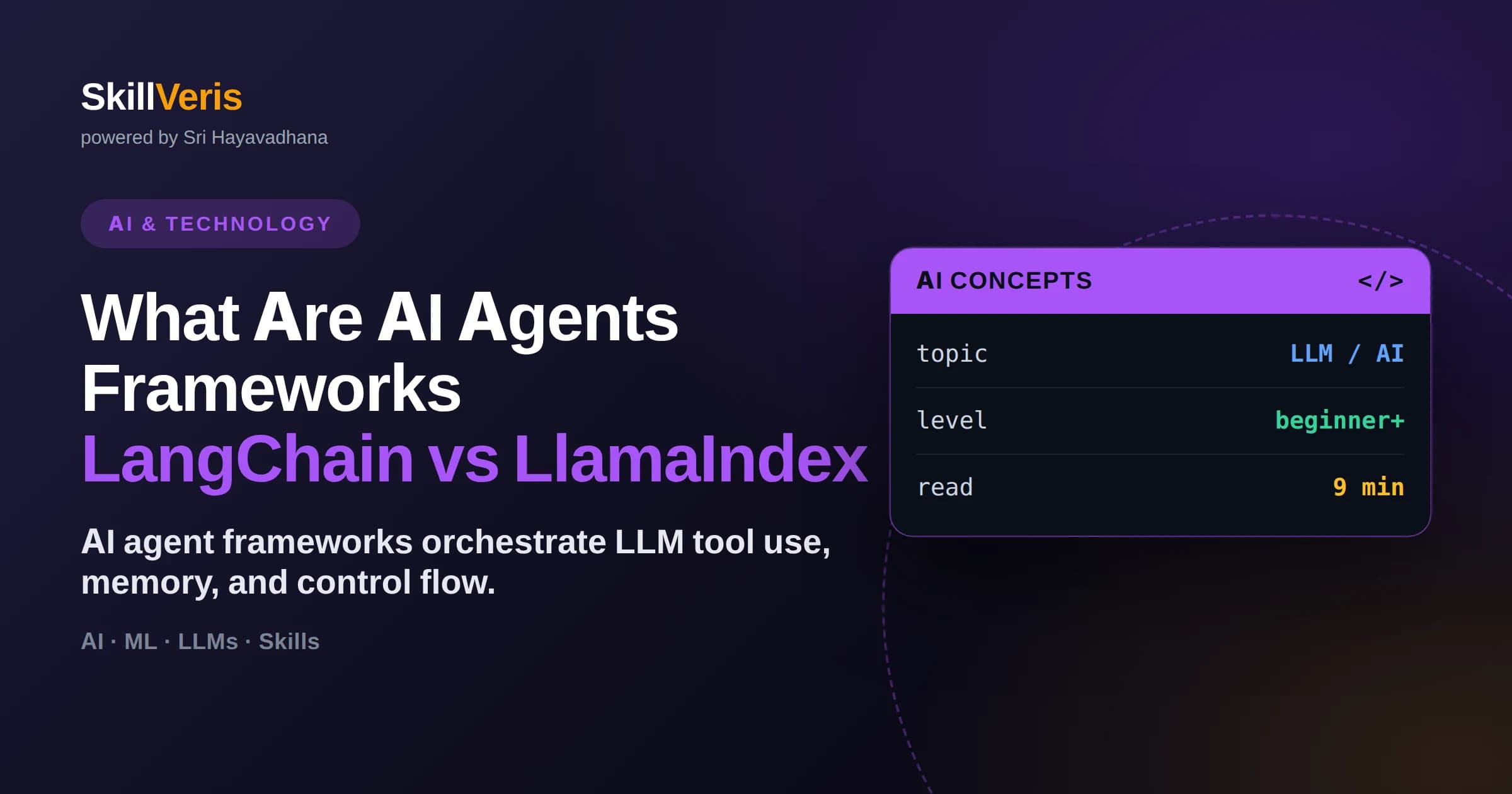 What Are AI Agents Frameworks: LangChain vs LlamaIndex