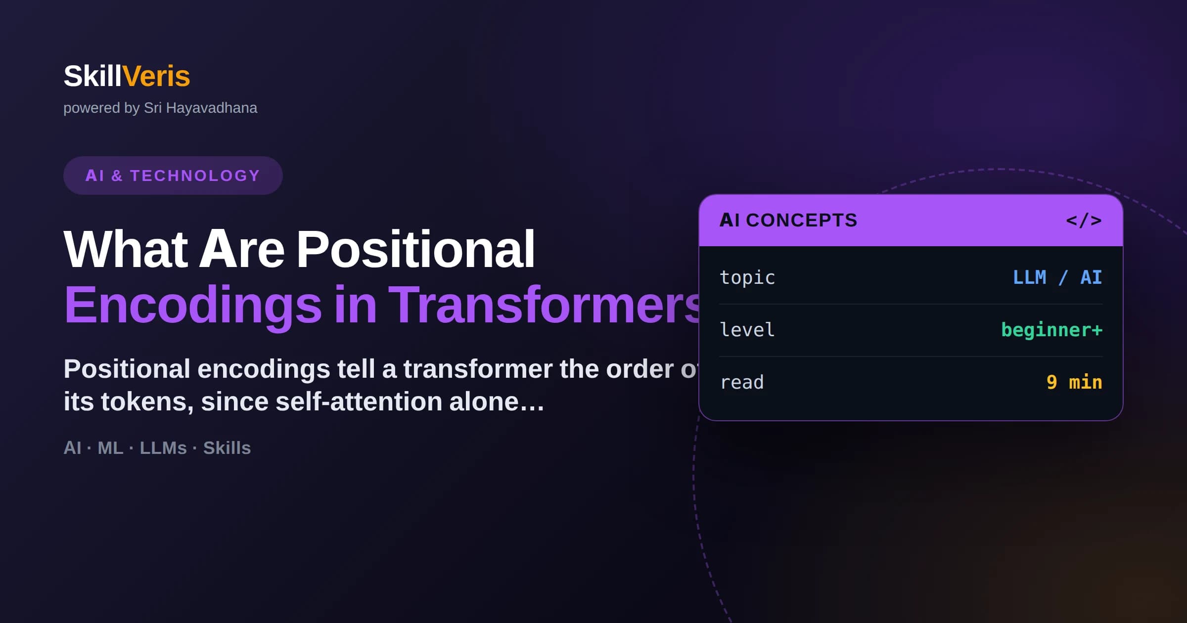 What Are Positional Encodings in Transformers