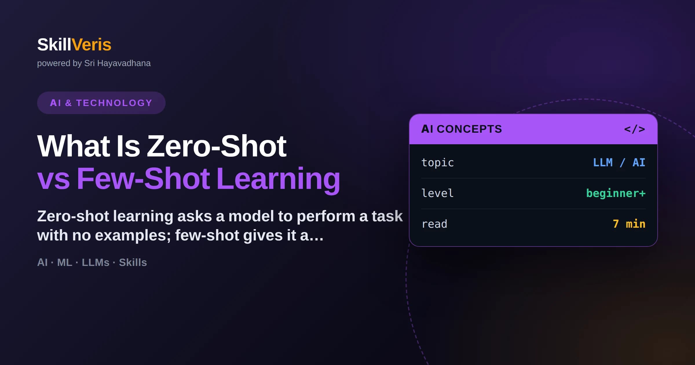 What Is Zero-Shot vs Few-Shot Learning