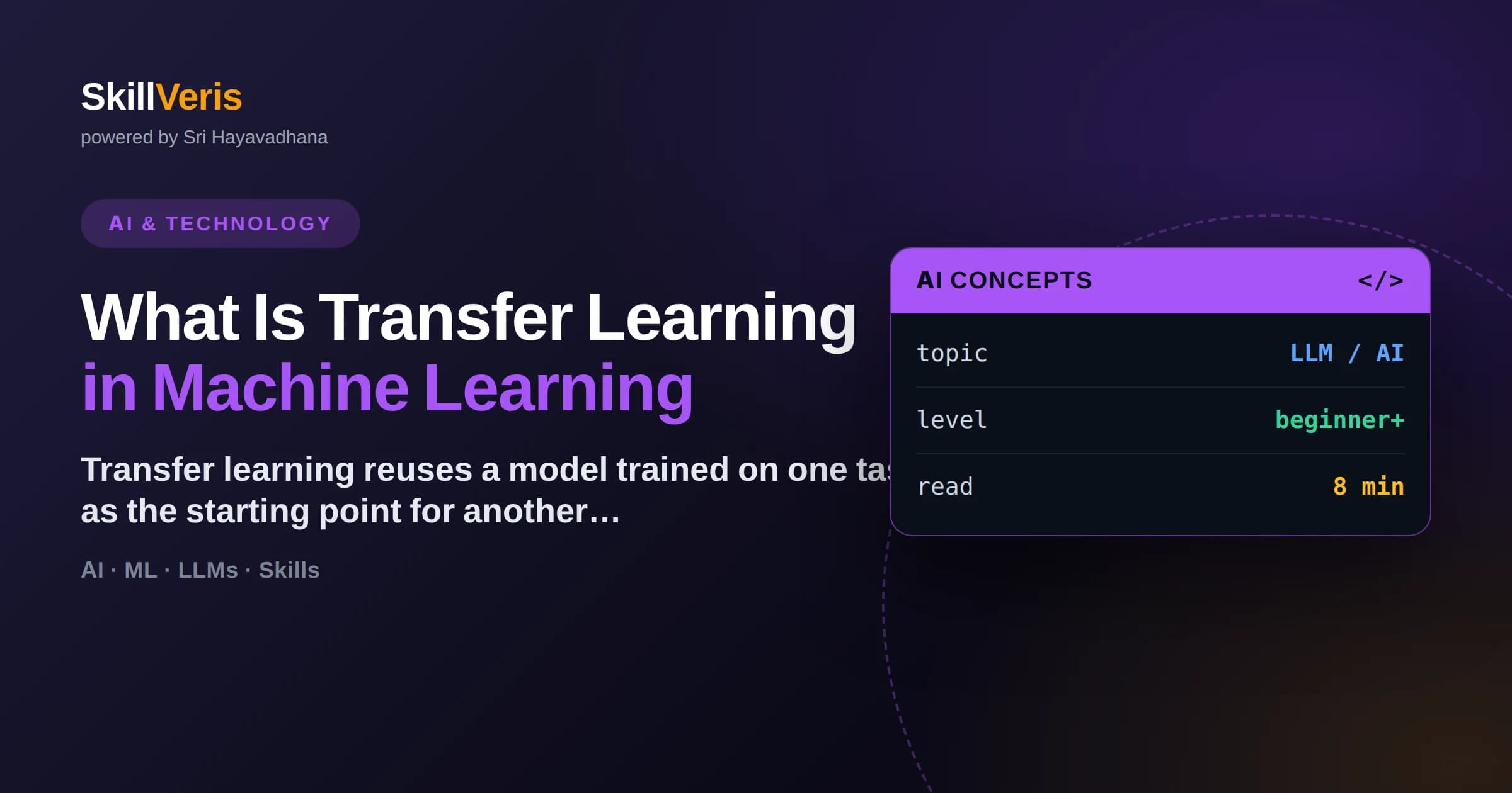 What Is Transfer Learning in Machine Learning