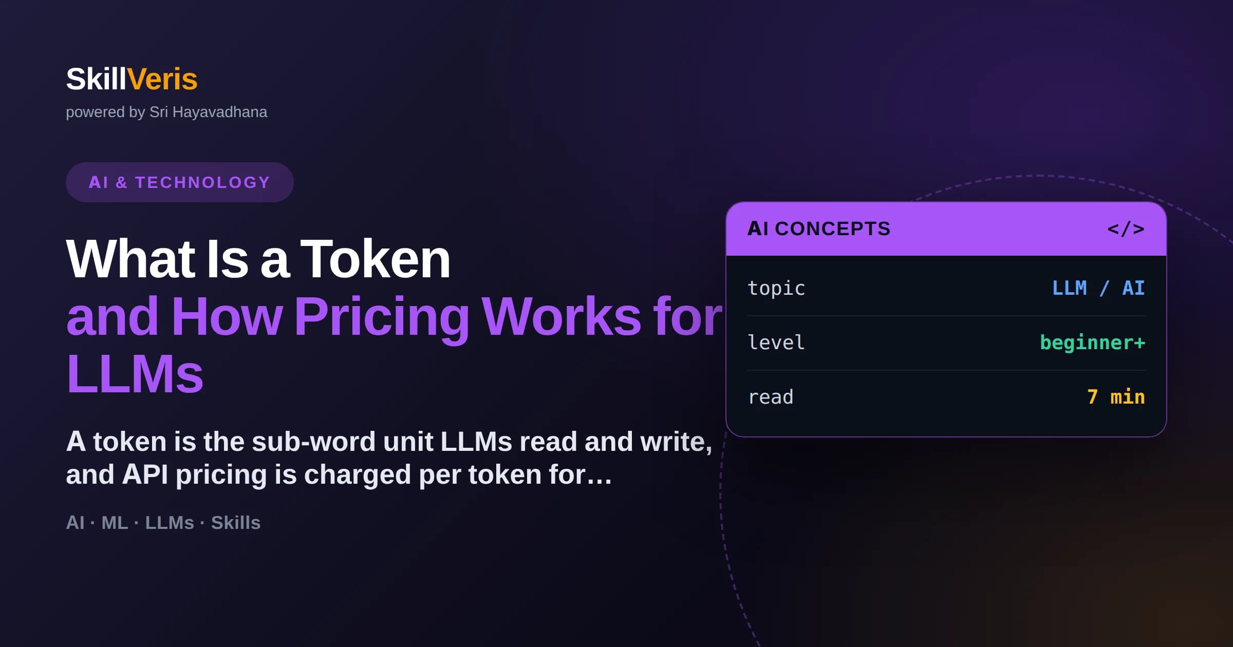 What Is a Token and How Pricing Works for LLMs