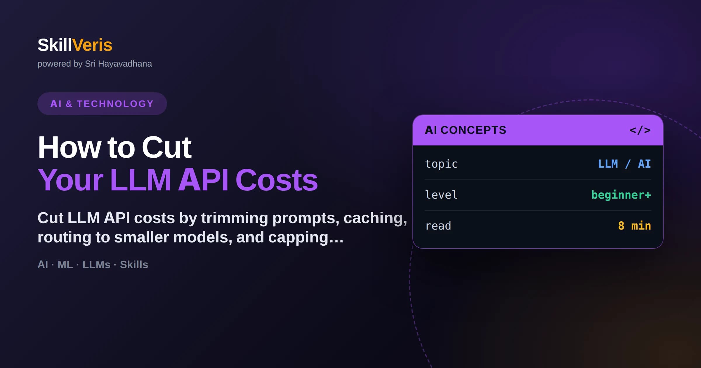 How to Cut Your LLM API Costs