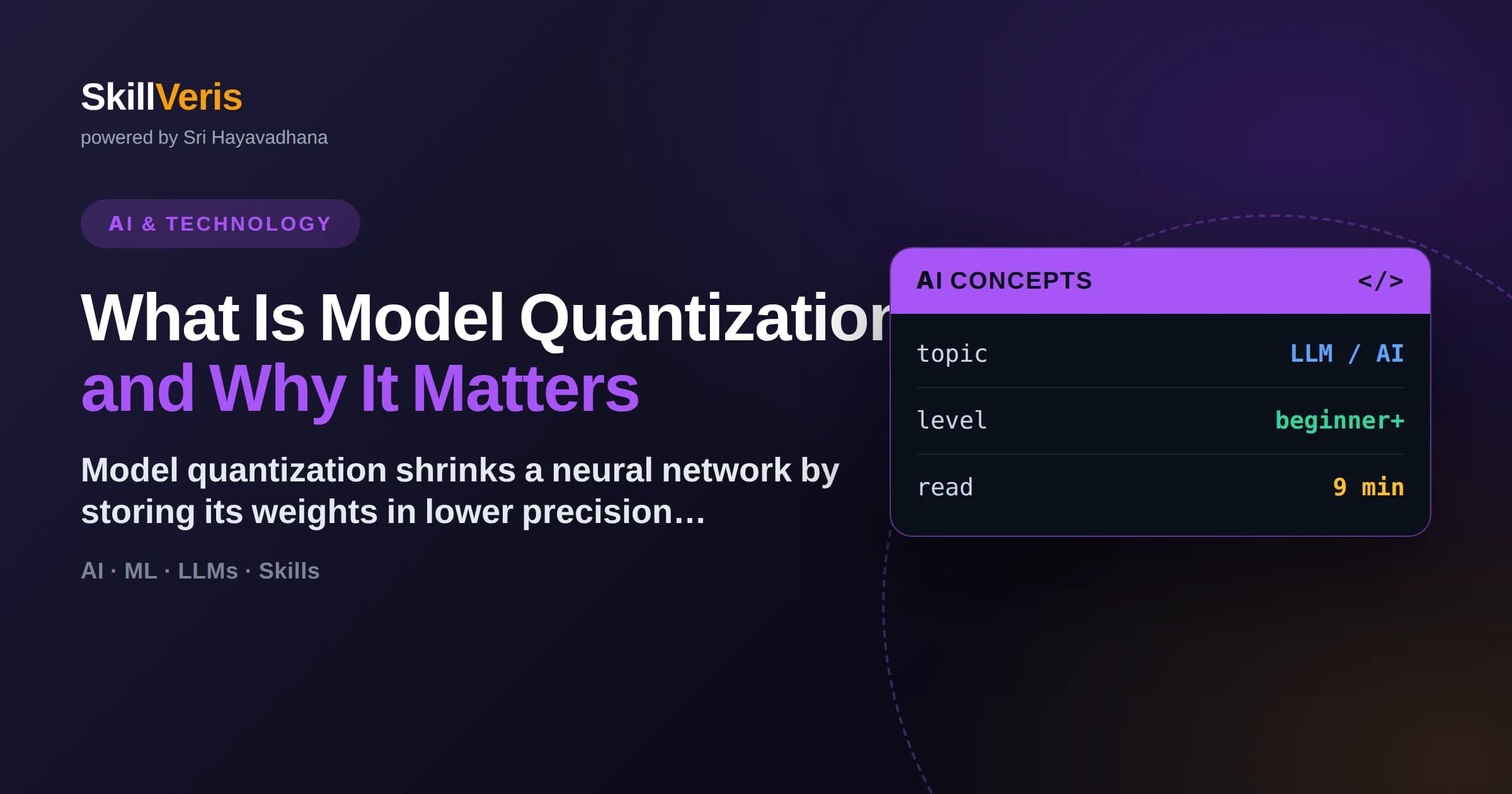 What Is Model Quantization and Why It Matters
