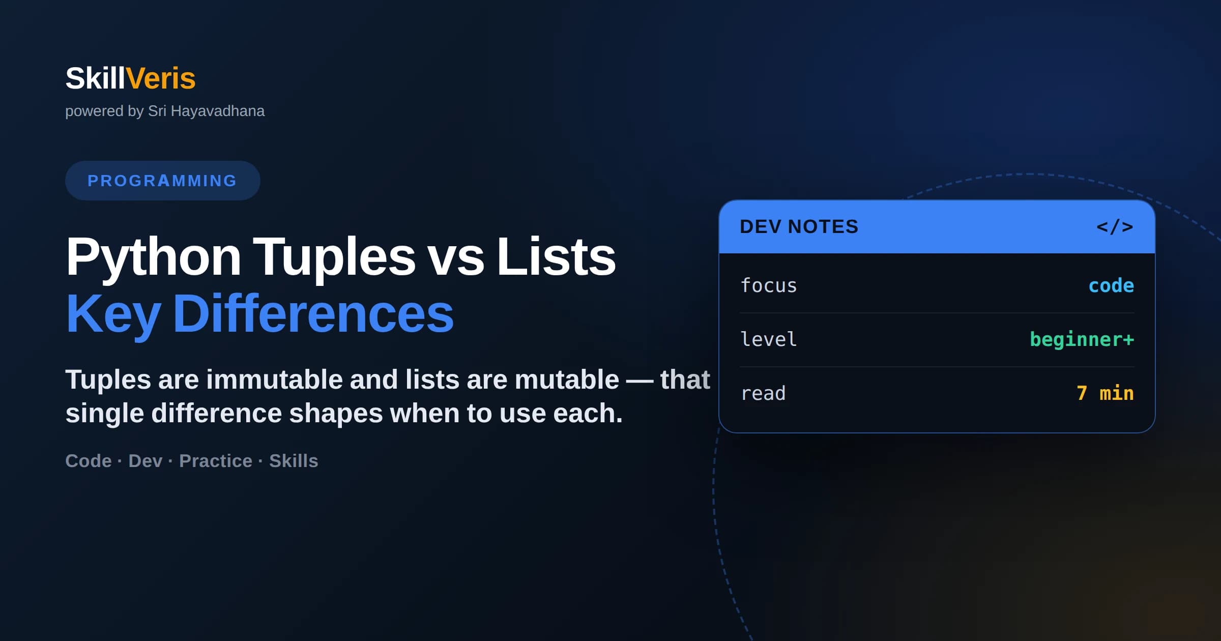 Python Tuples vs Lists: Key Differences