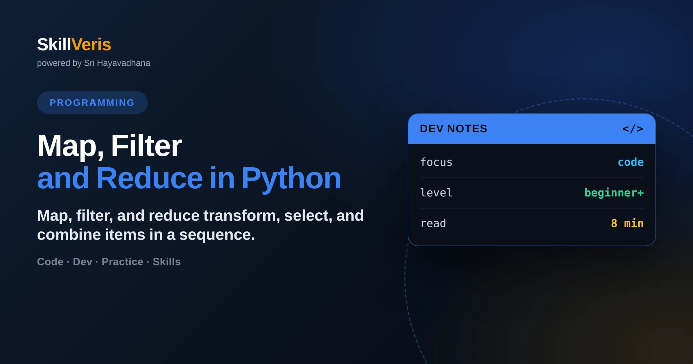 Map, Filter and Reduce in Python