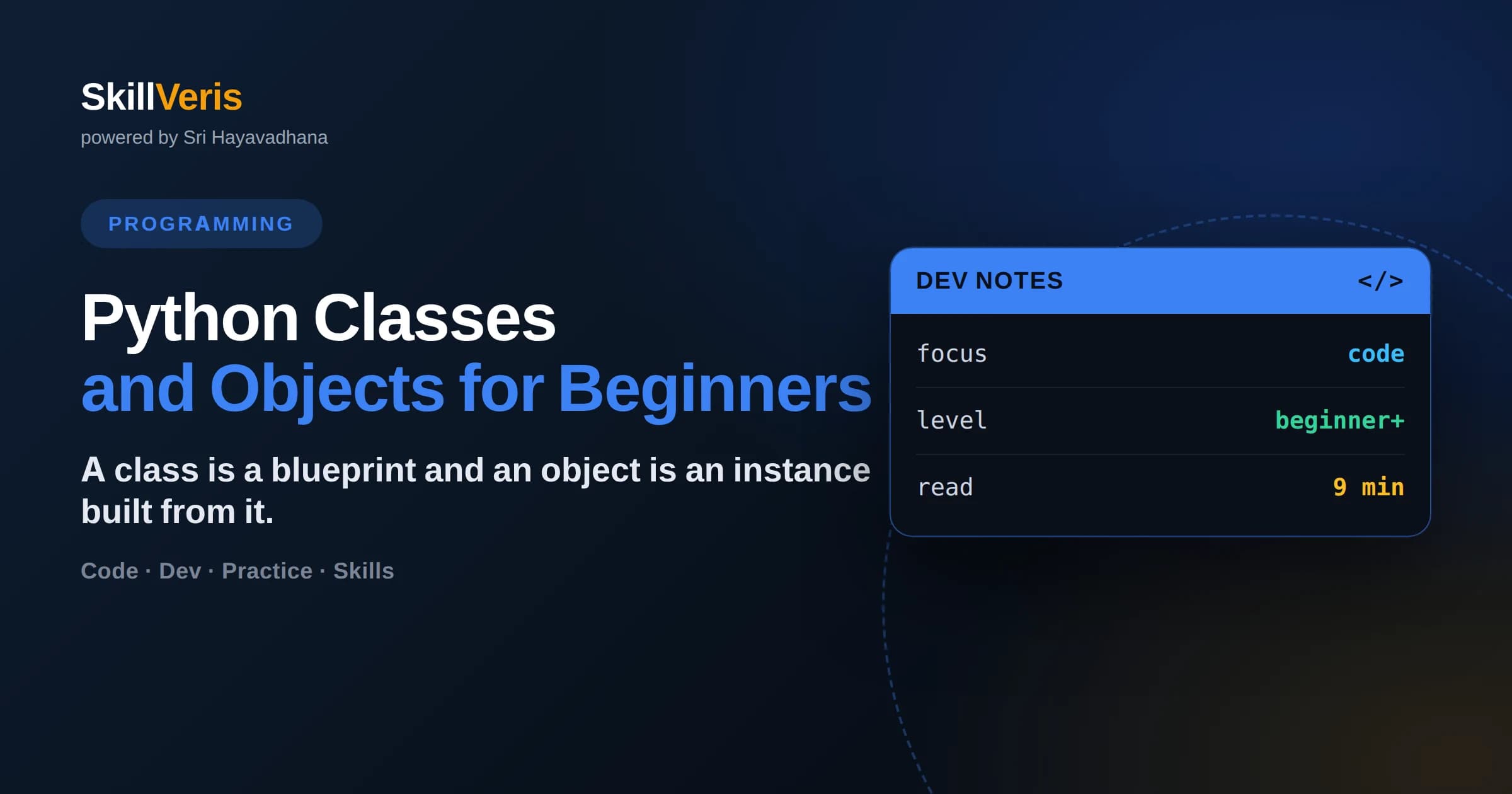 Python Classes and Objects for Beginners