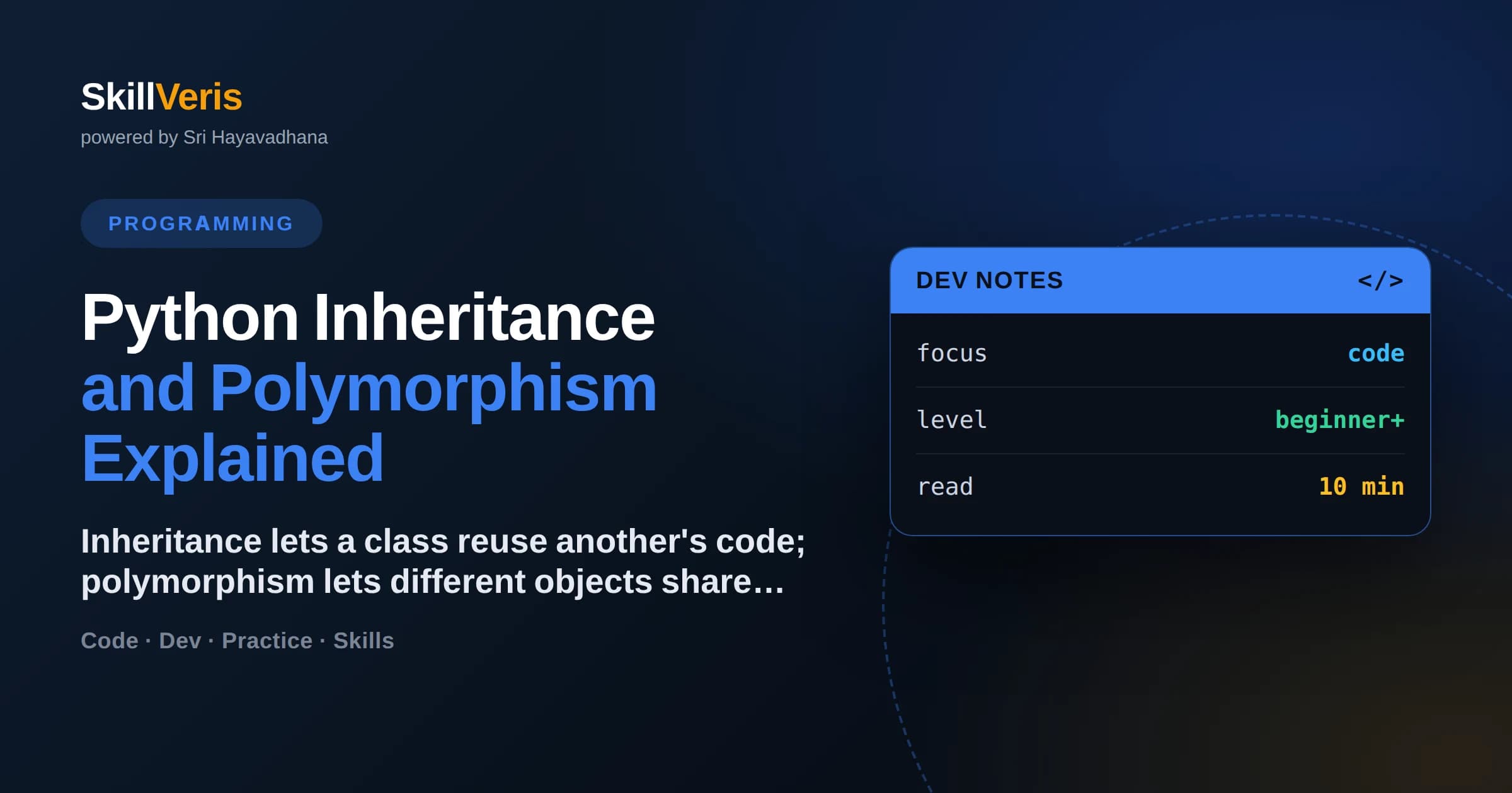 Python Inheritance and Polymorphism Explained