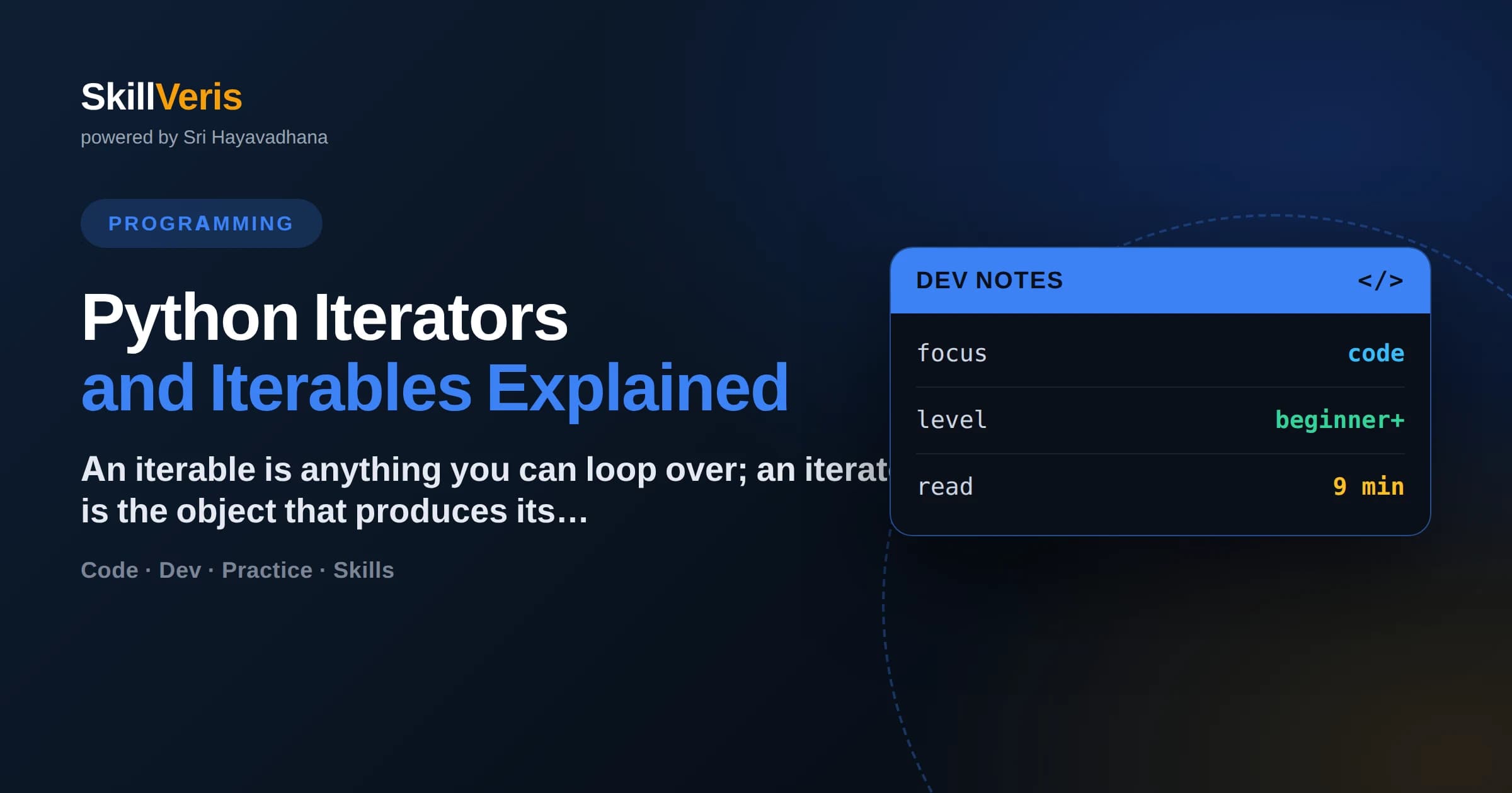 Python Iterators and Iterables Explained