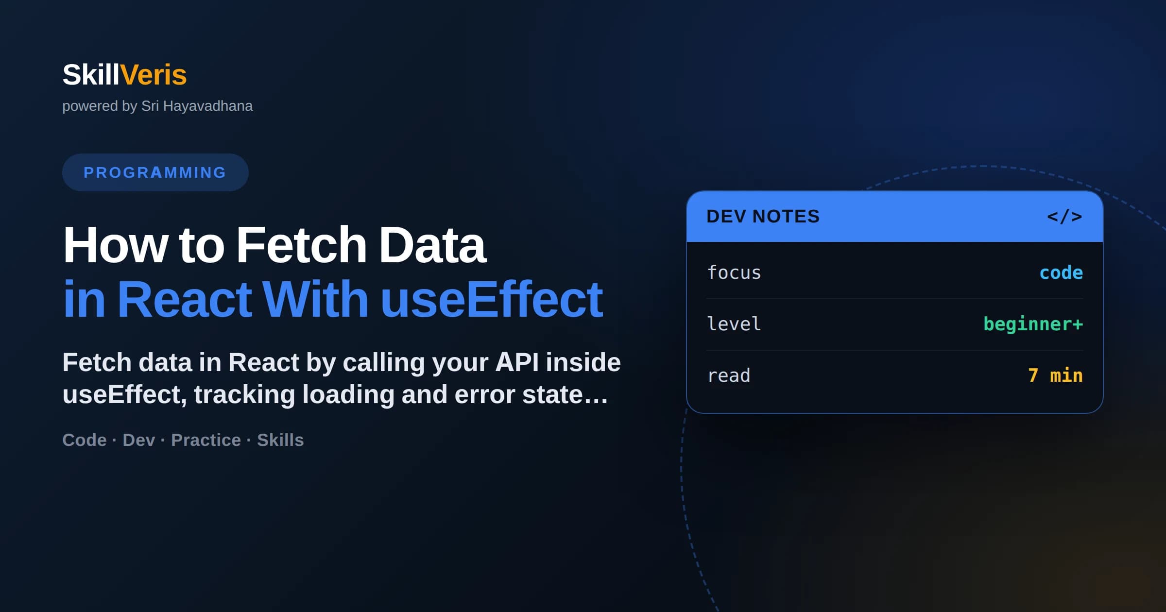 How to Fetch Data in React With useEffect