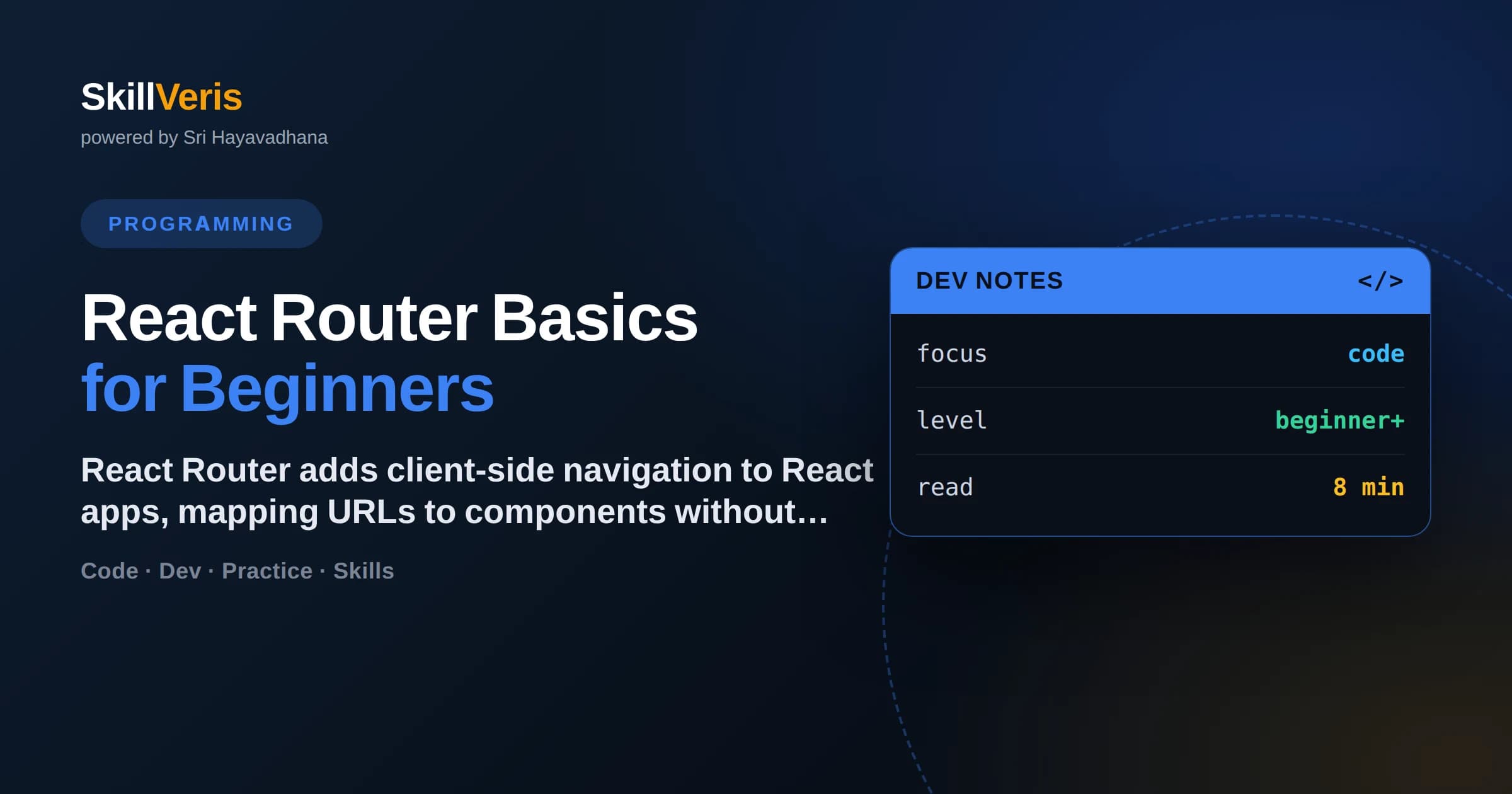 React Router Basics for Beginners