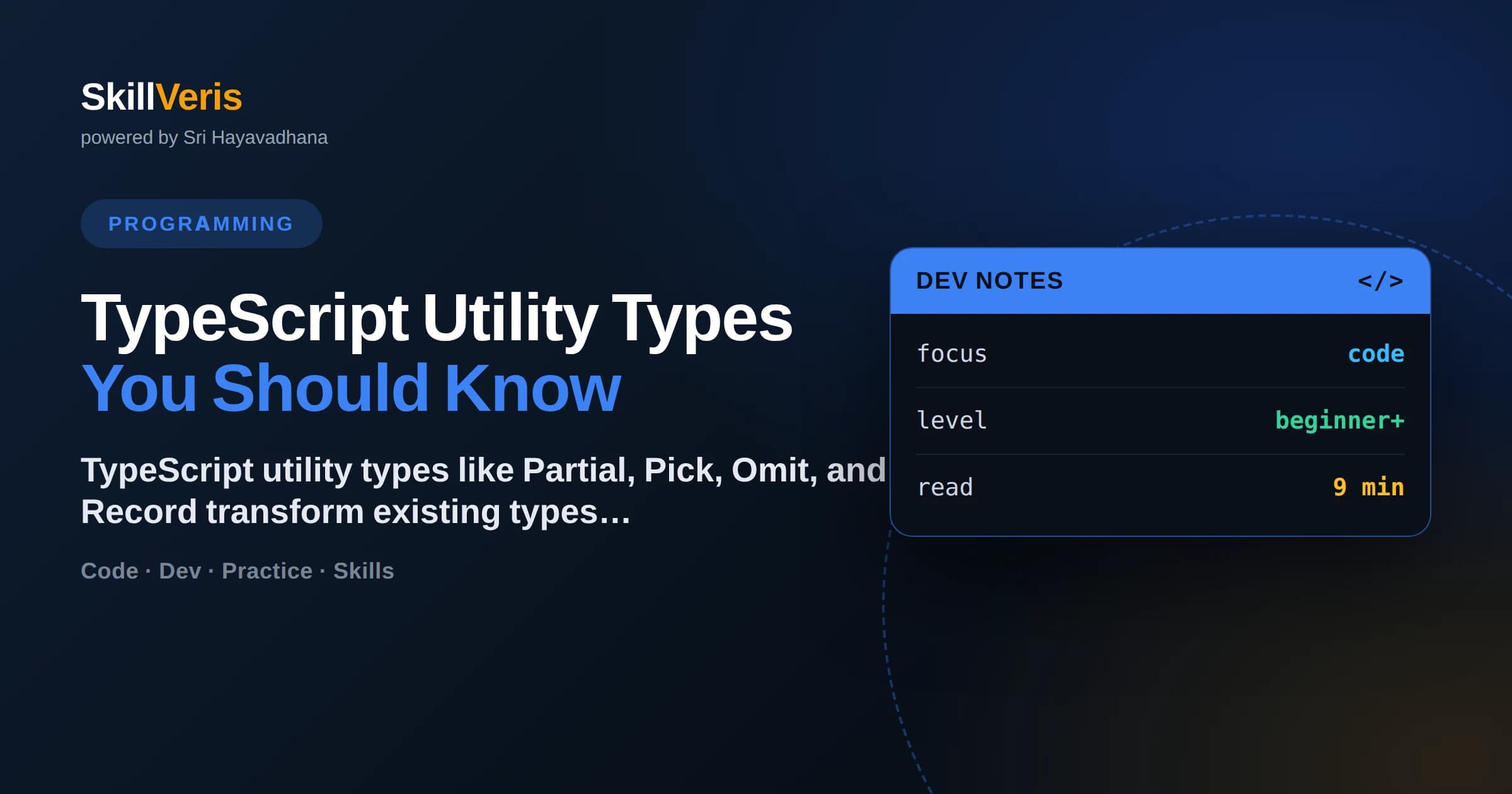 TypeScript Utility Types You Should Know