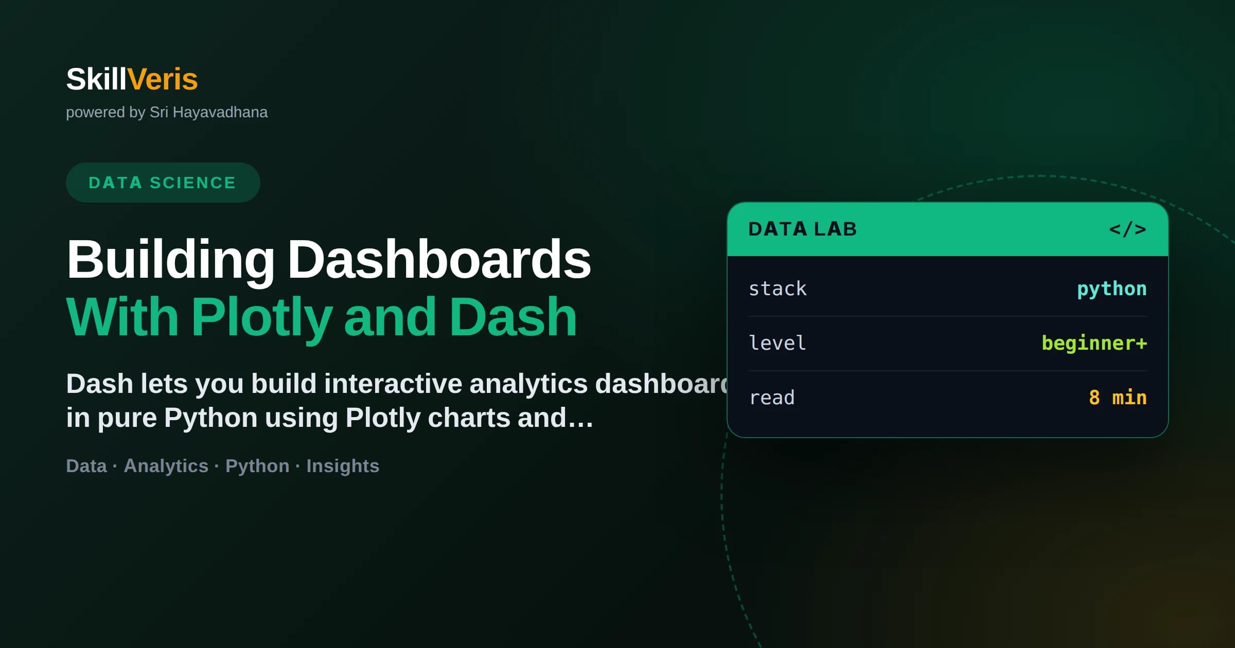 Building Dashboards With Plotly and Dash