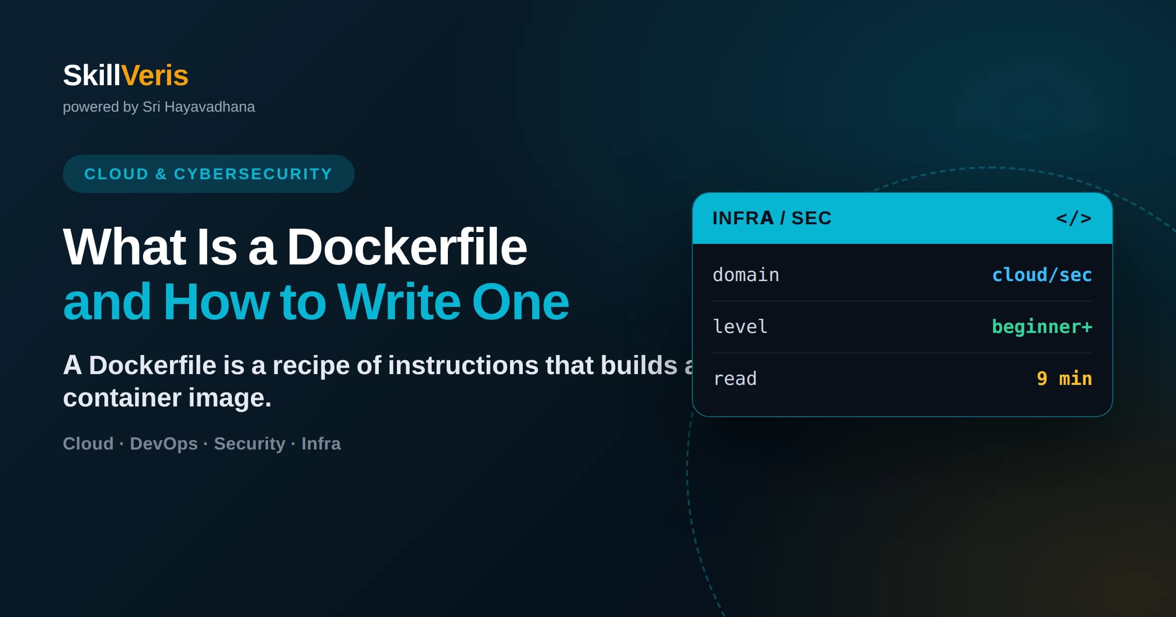 What Is a Dockerfile and How to Write One