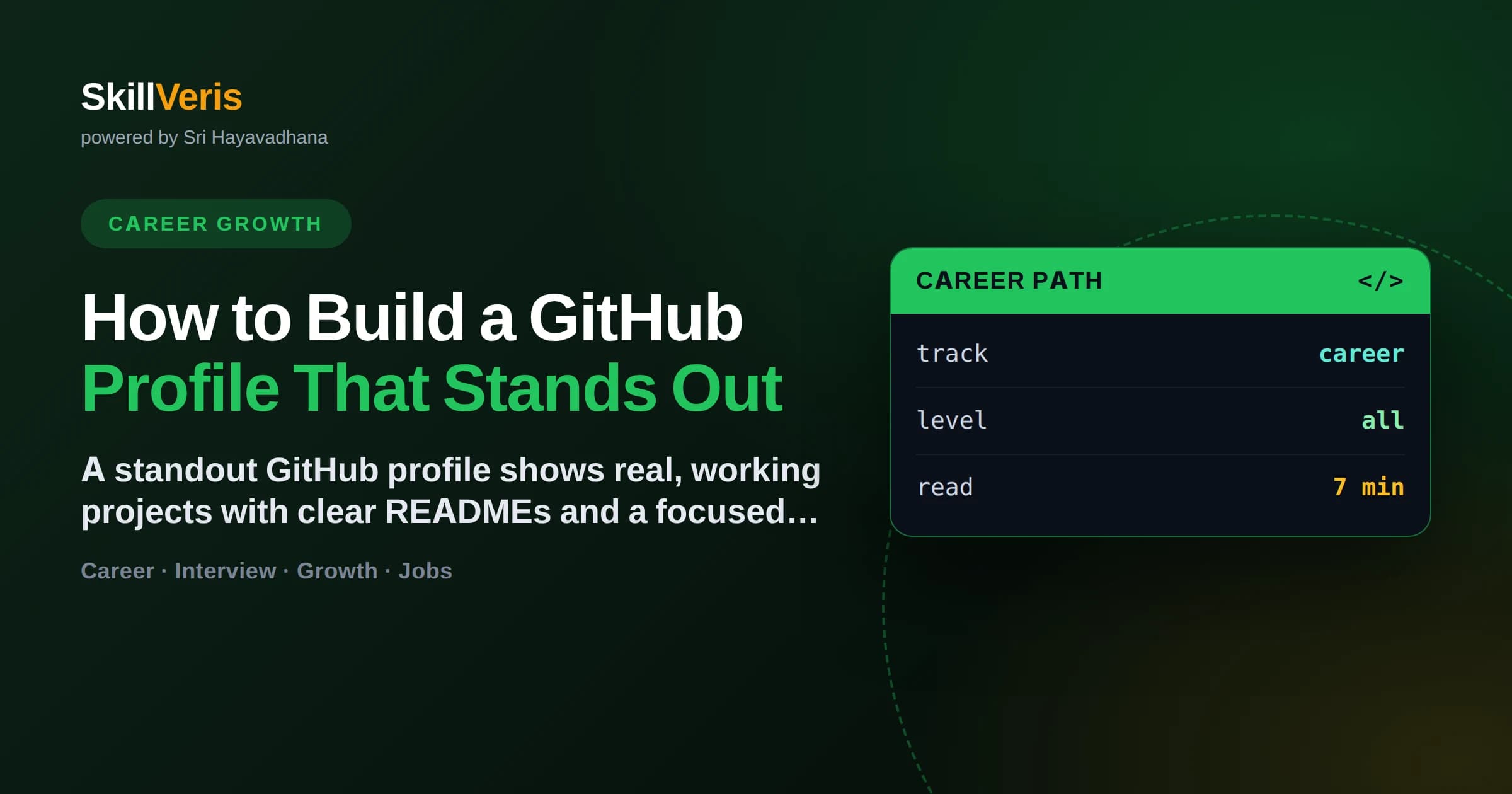 How to Build a GitHub Profile That Stands Out