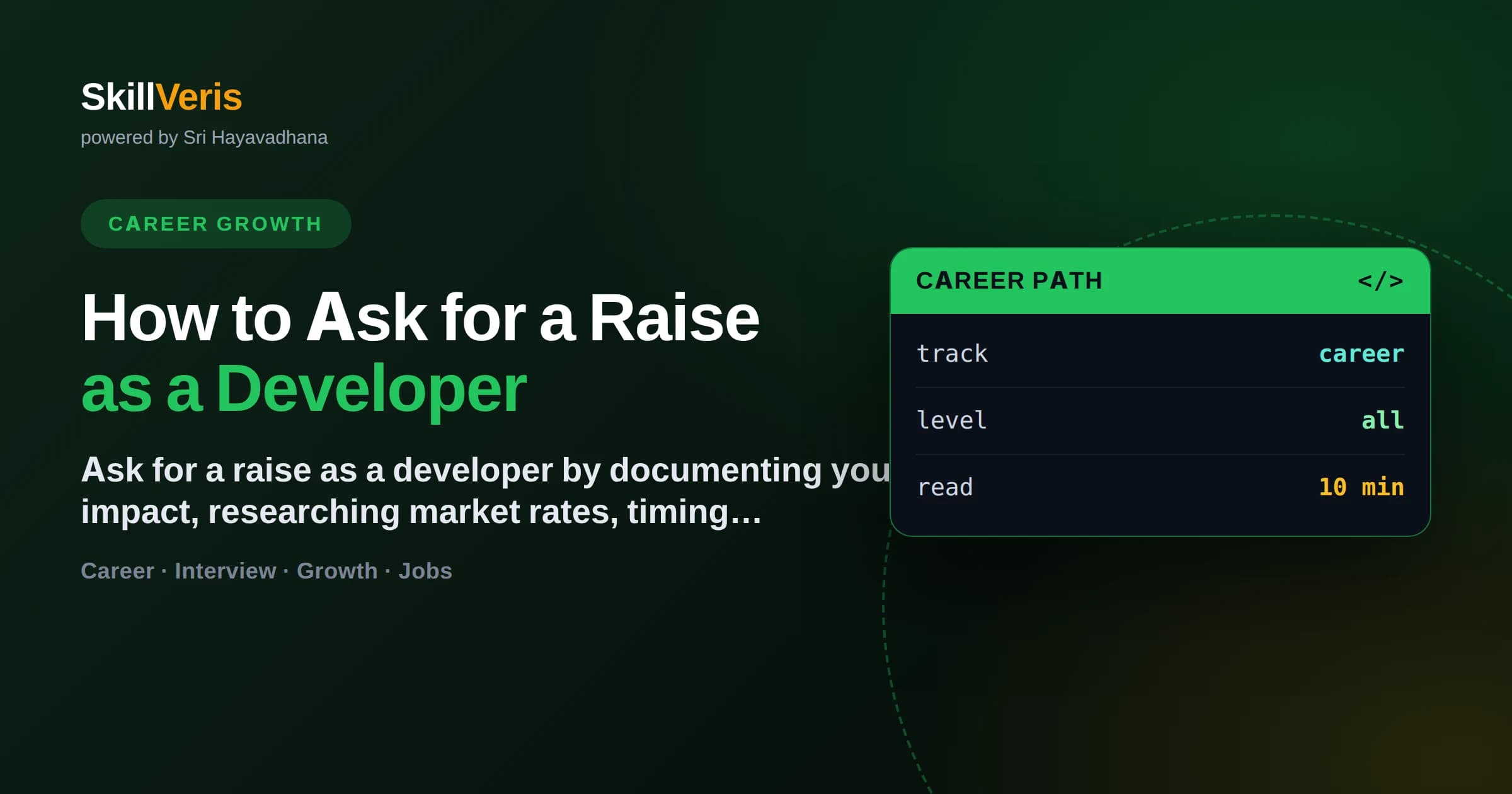 How to Ask for a Raise as a Developer