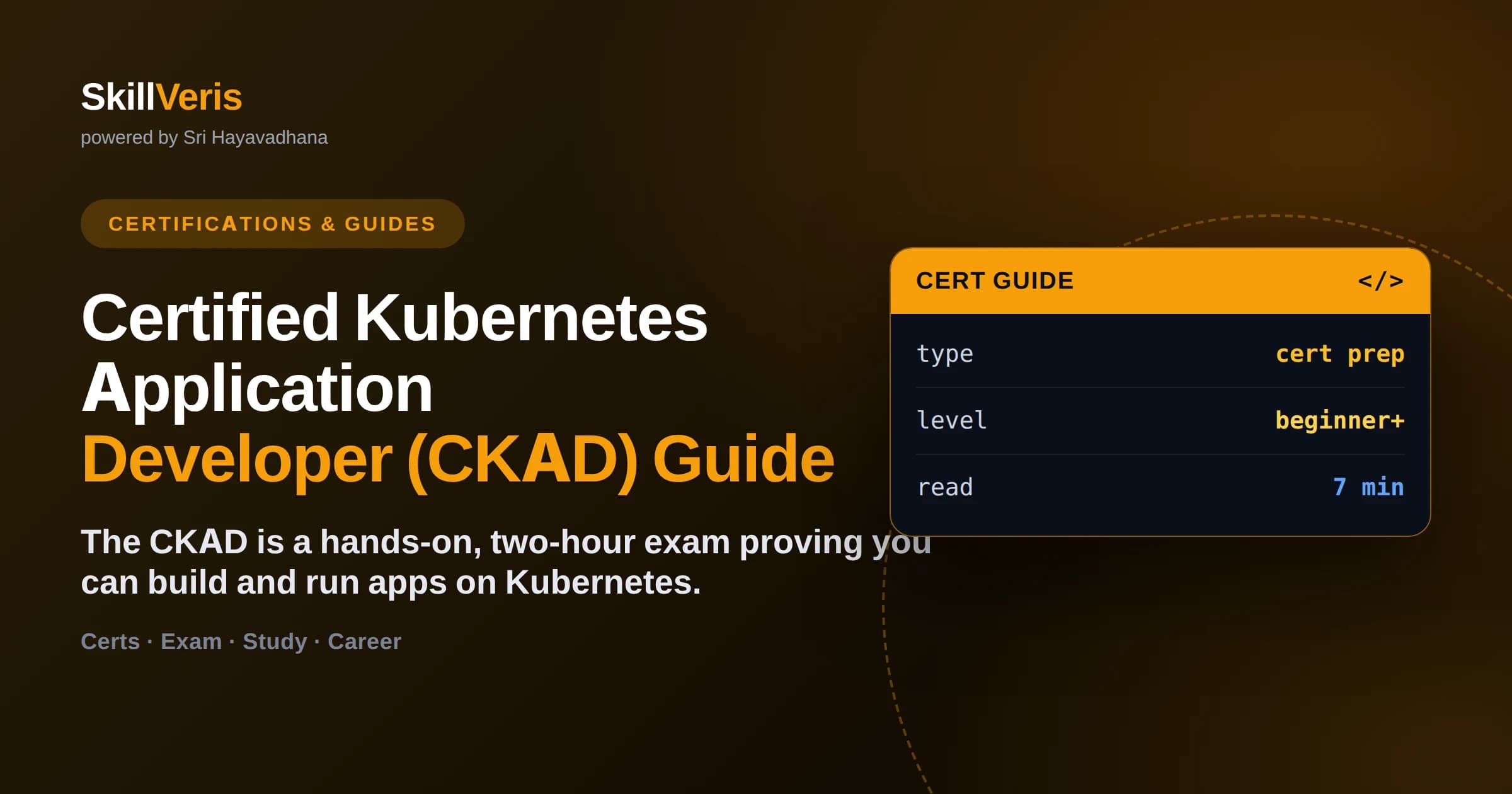 Certified Kubernetes Application Developer (CKAD) Guide