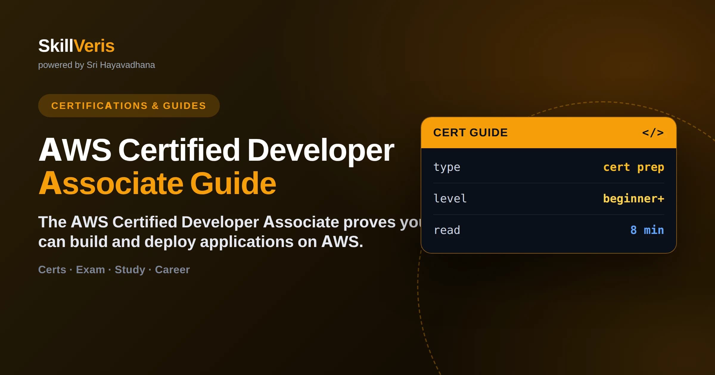 AWS Certified Developer Associate Guide