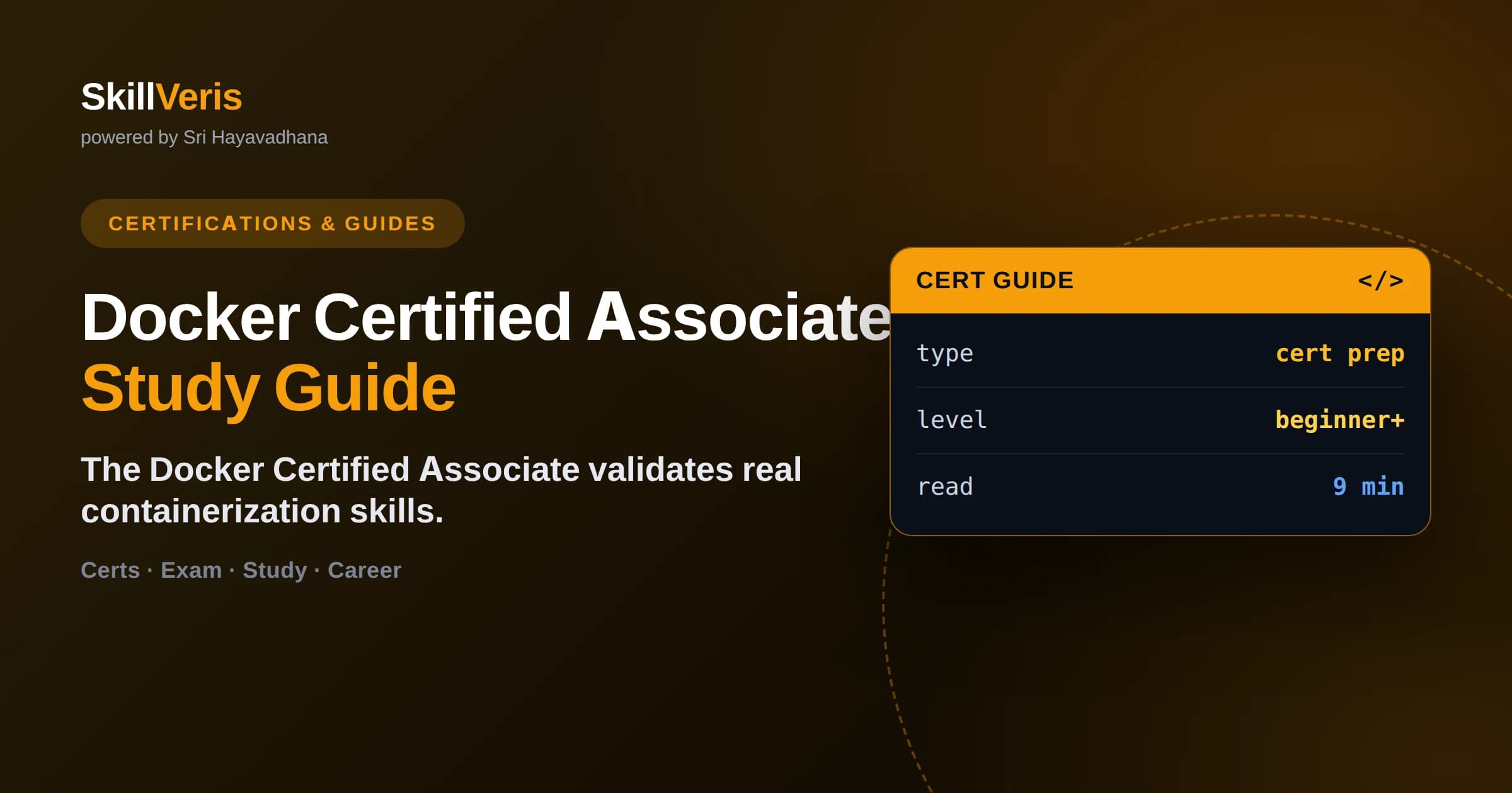 Docker Certified Associate Study Guide