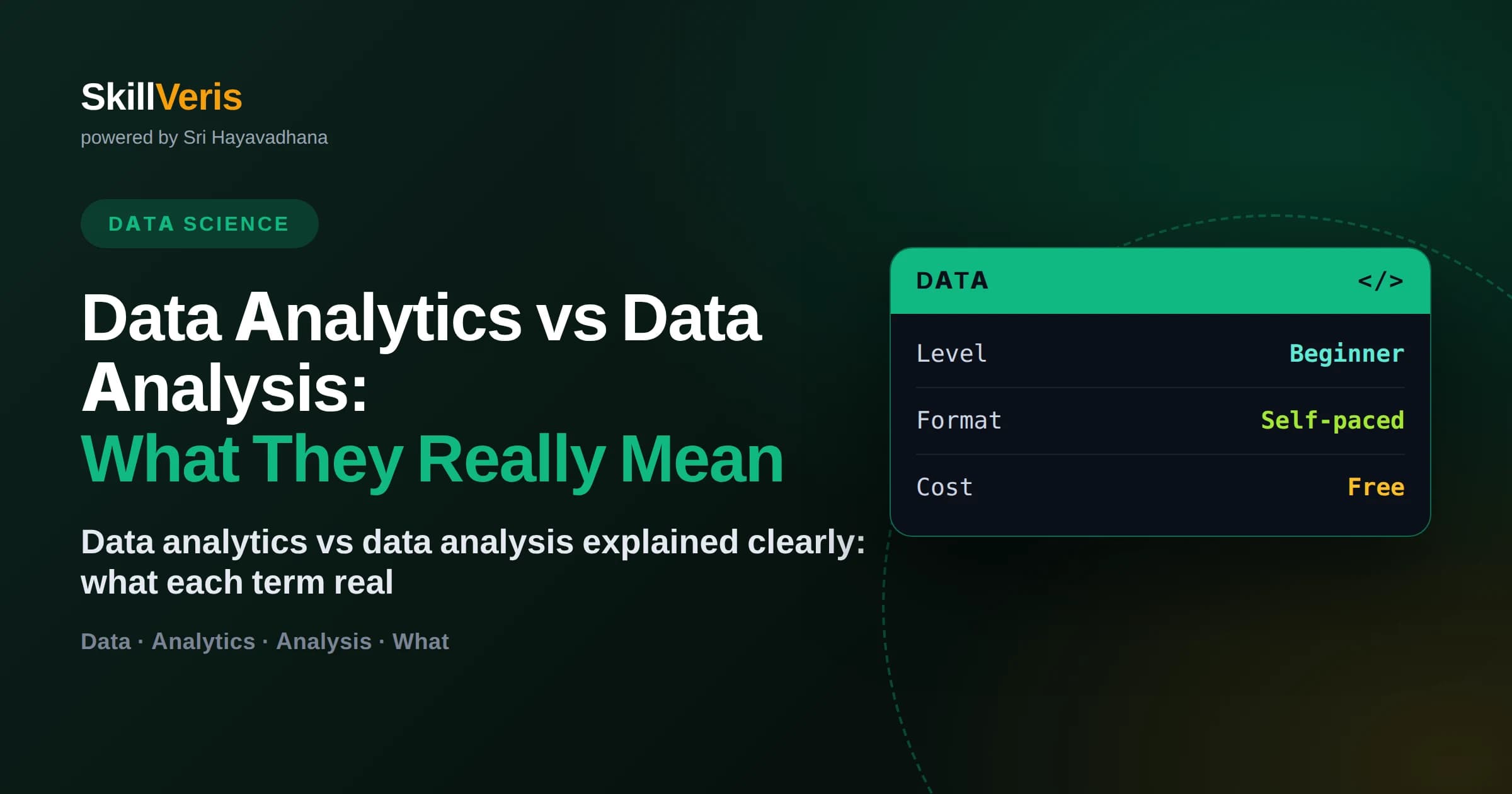 Data Analytics vs Data Analysis: What They Really Mean