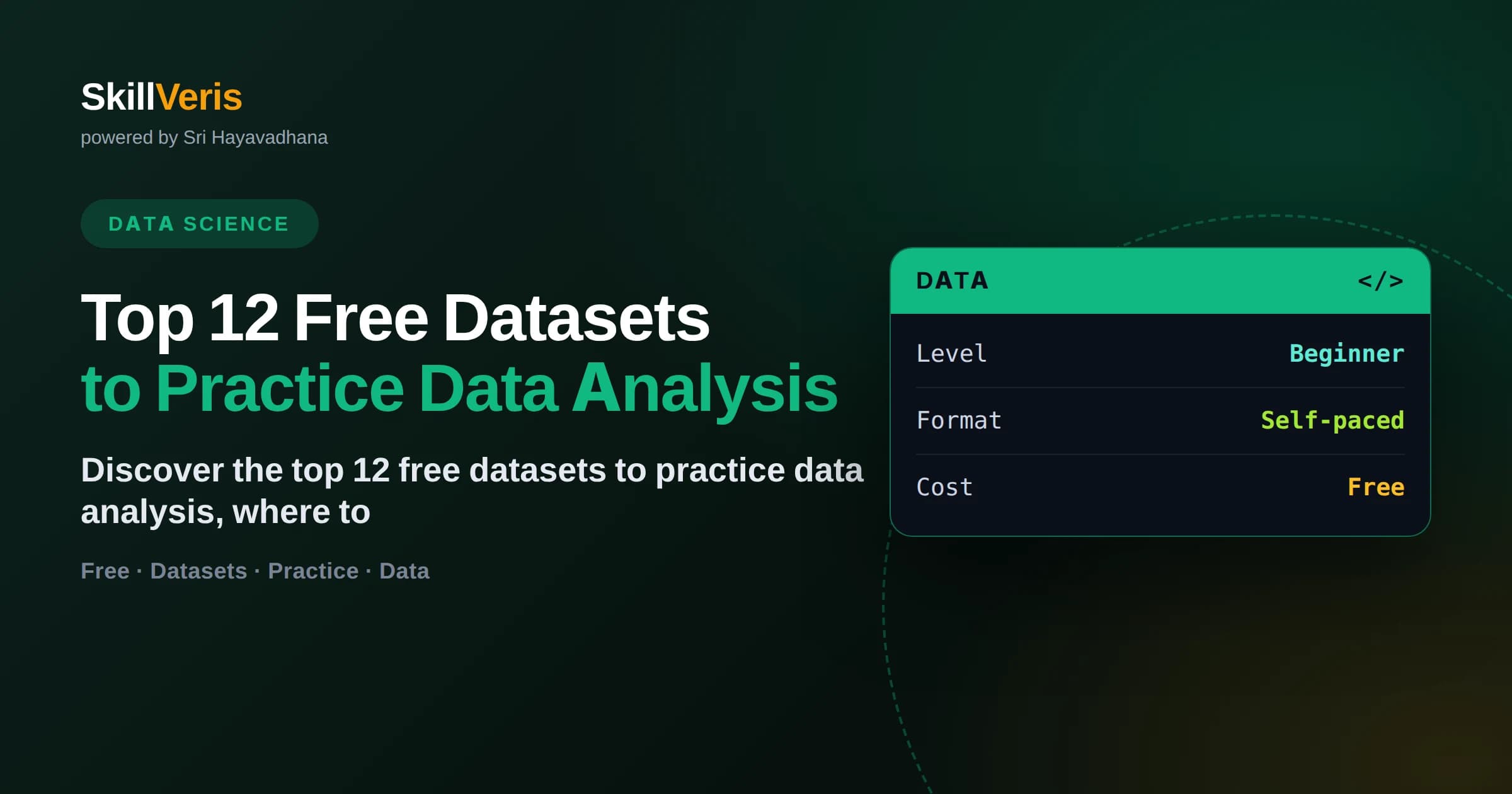 Top 12 Free Datasets to Practice Data Analysis