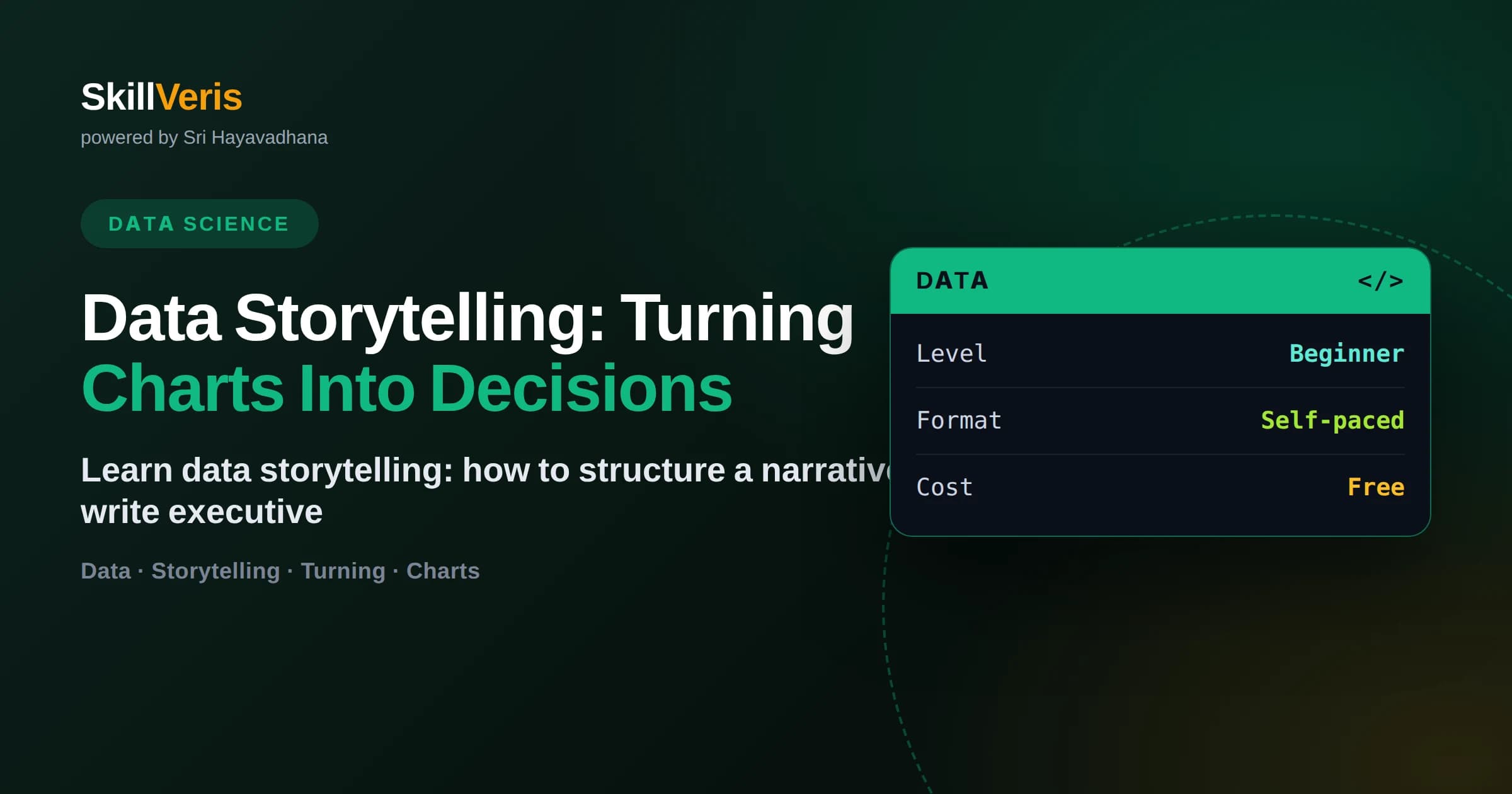 Data Storytelling: Turning Charts Into Decisions