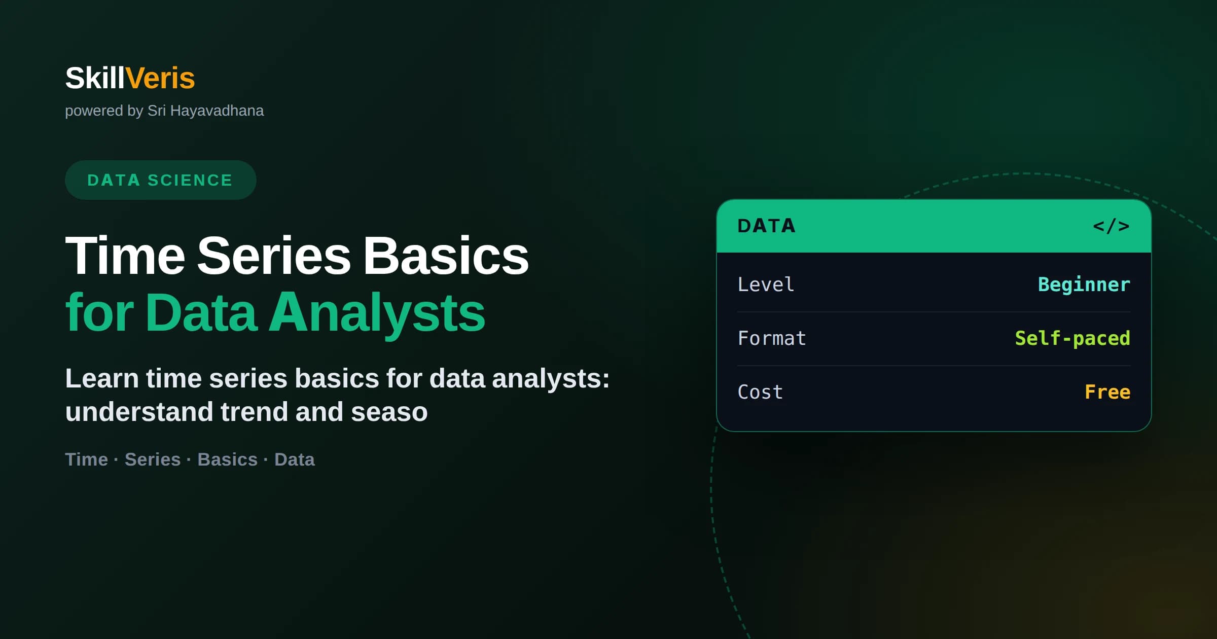 Time Series Basics for Data Analysts