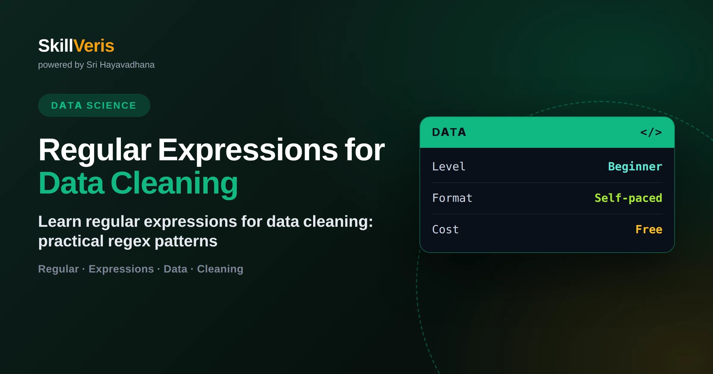 Regular Expressions for Data Cleaning