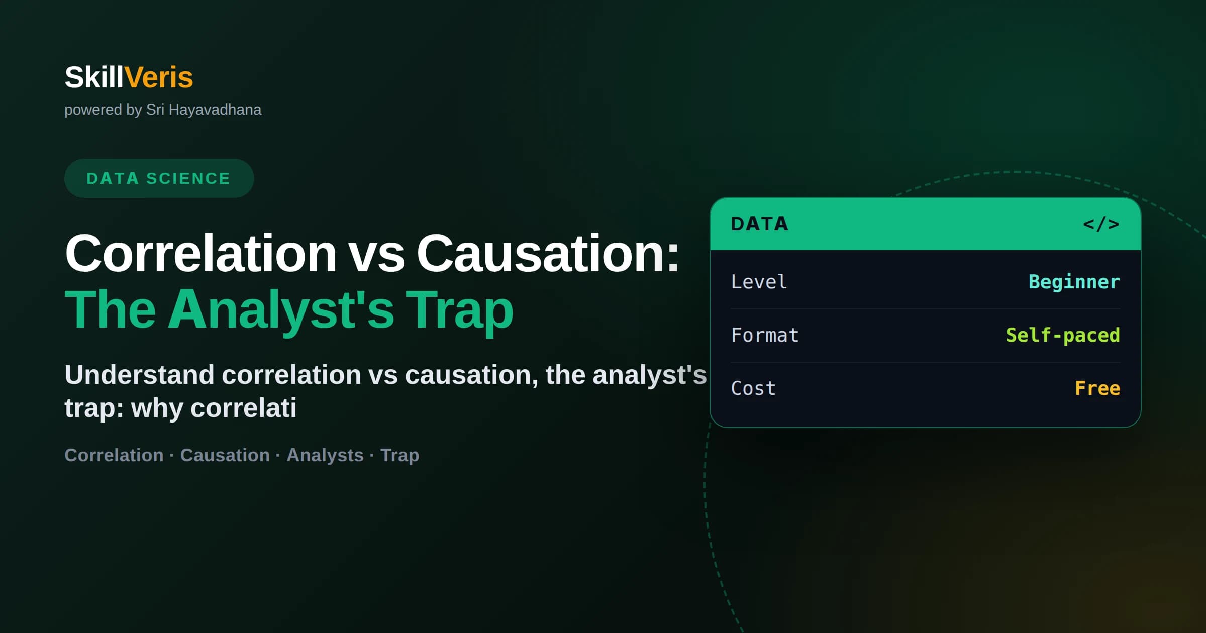 Correlation vs Causation: The Analyst's Trap