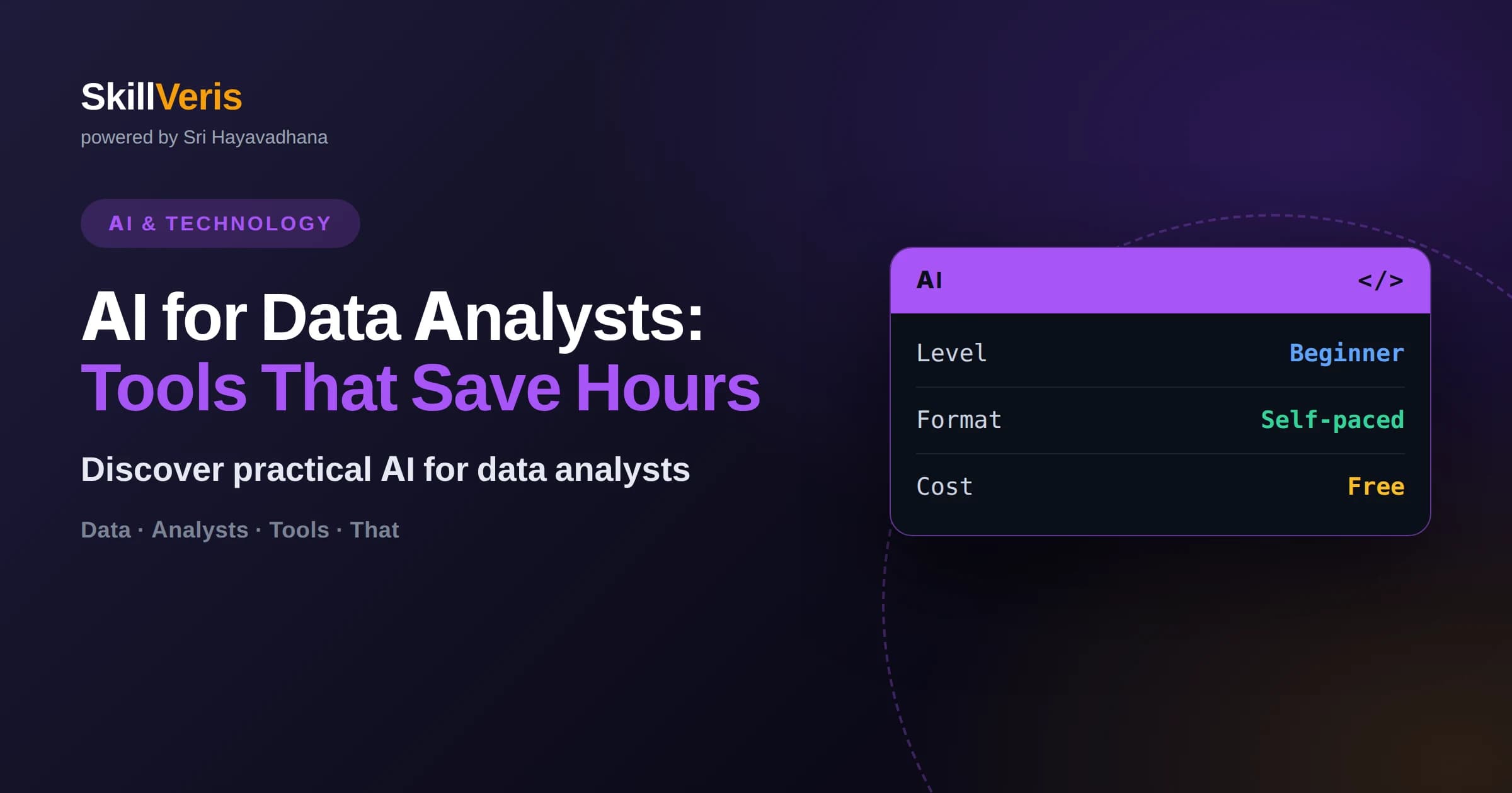 AI for Data Analysts: Tools That Save Hours