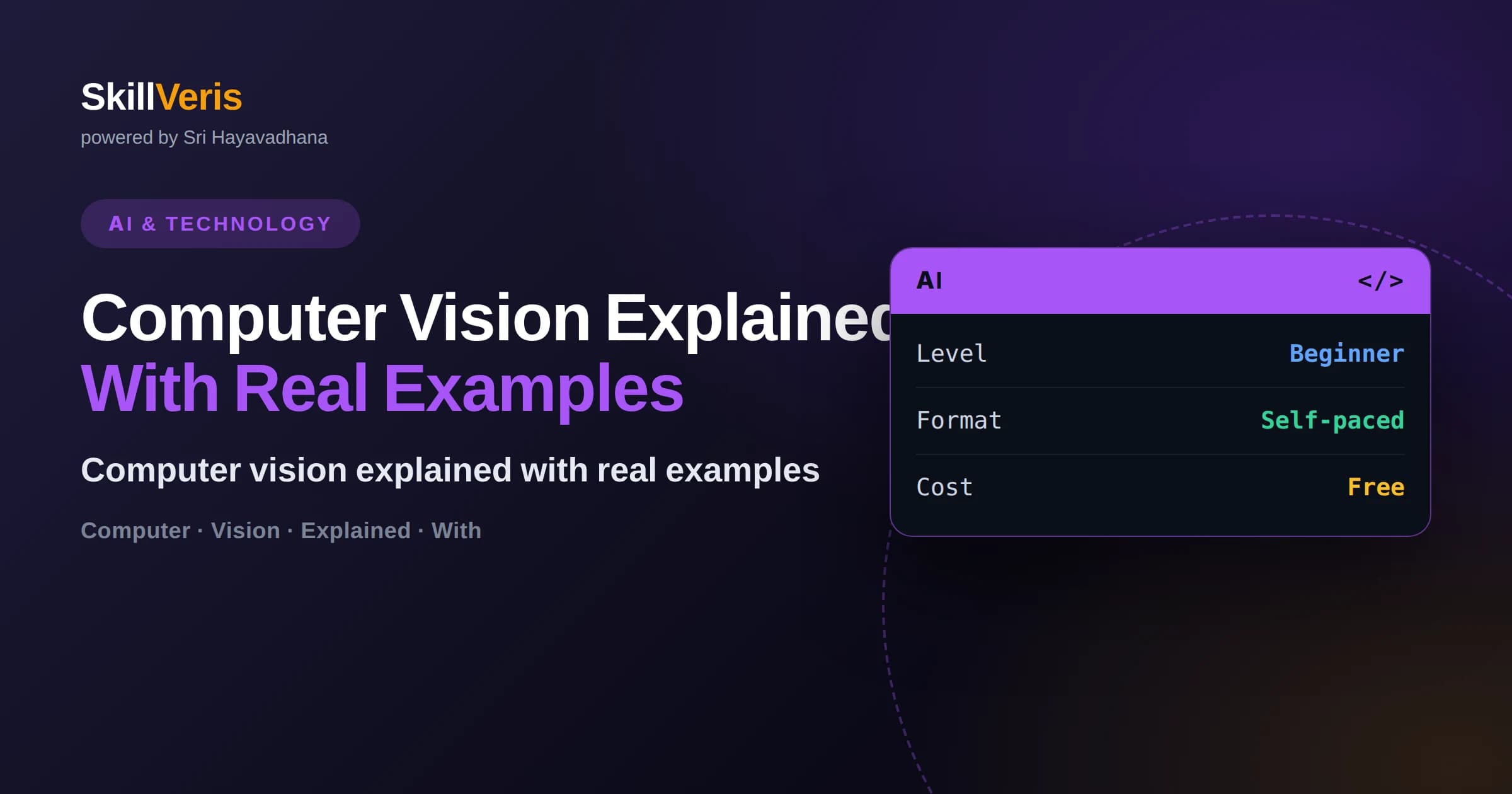 Computer Vision Explained With Real Examples
