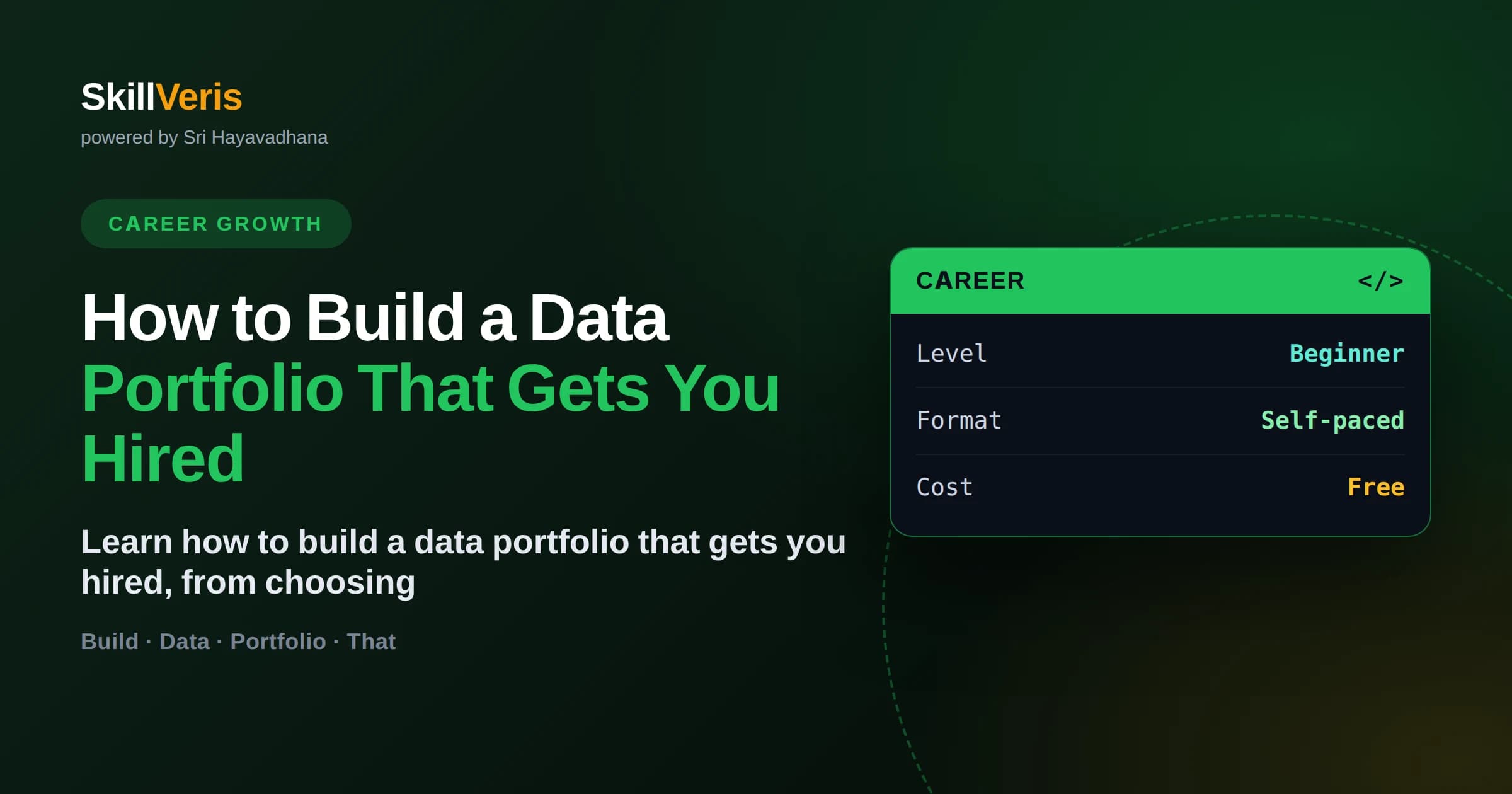 How to Build a Data Portfolio That Gets You Hired