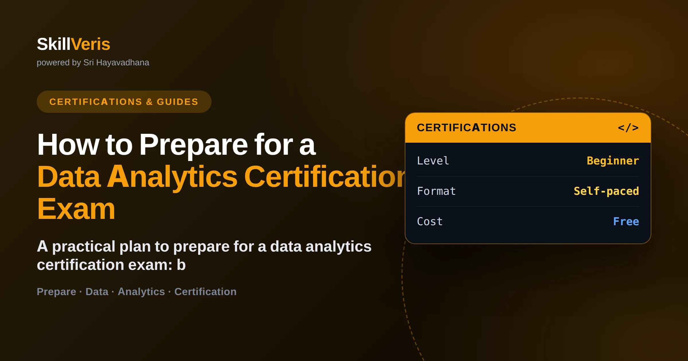 How to Prepare for a Data Analytics Certification Exam