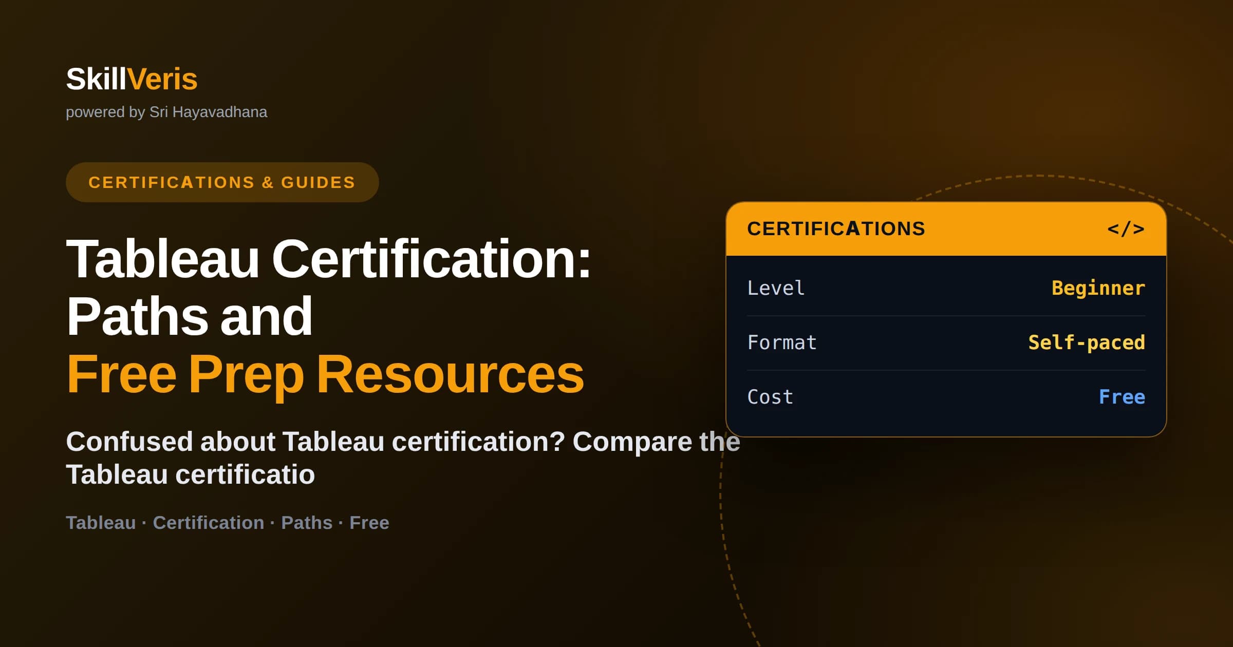 Tableau Certification: Paths and Free Prep Resources
