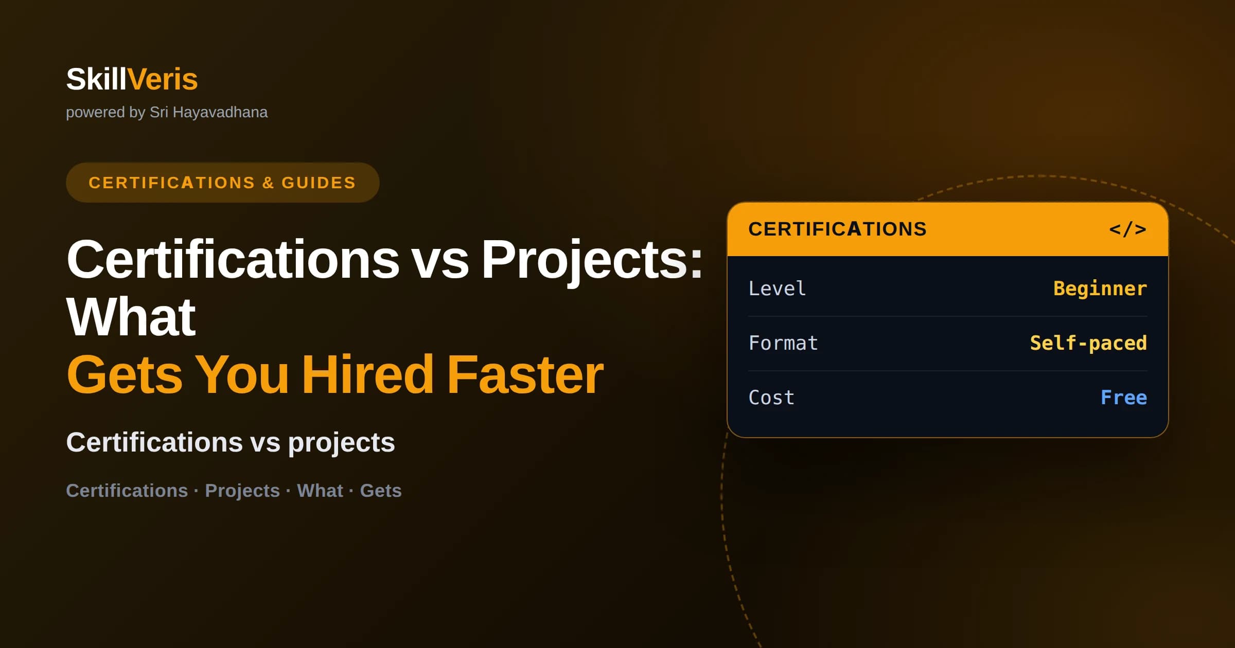 Certifications vs Projects: What Gets You Hired Faster