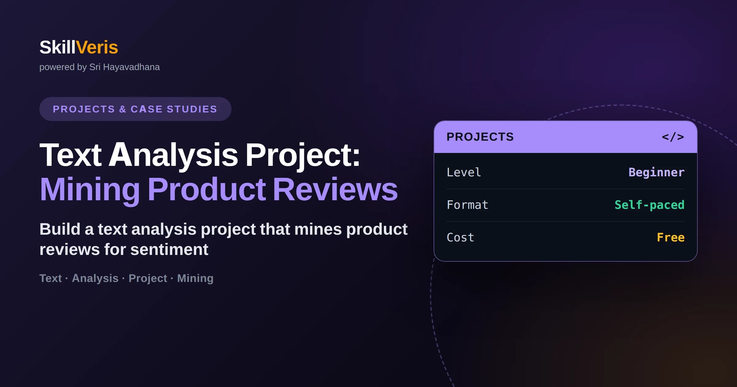 Text Analysis Project: Mining Product Reviews