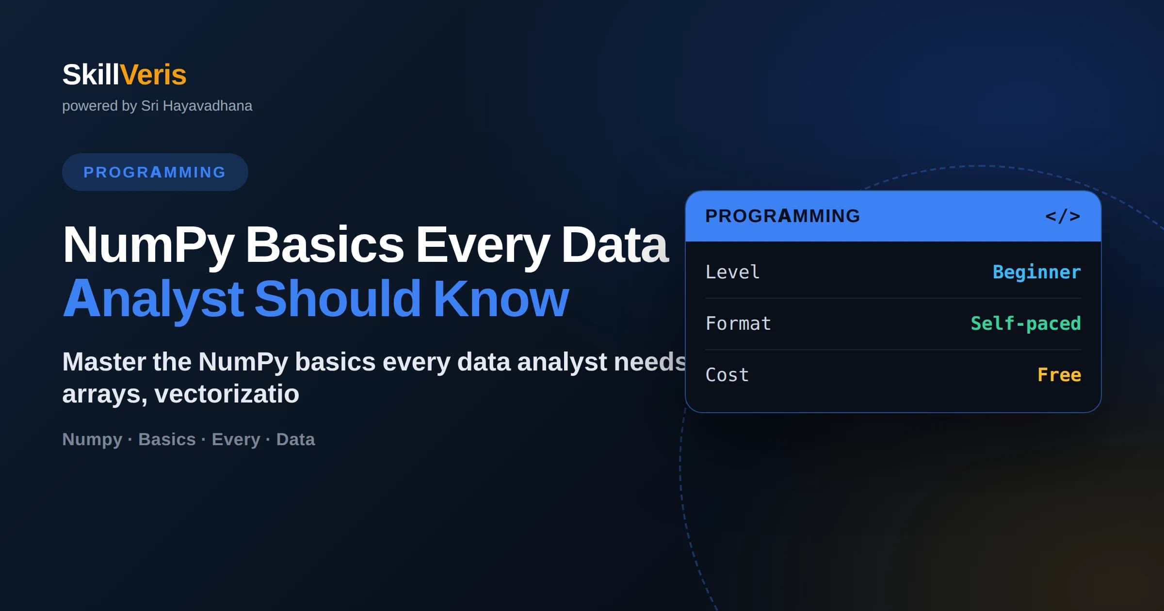 NumPy Basics Every Data Analyst Should Know