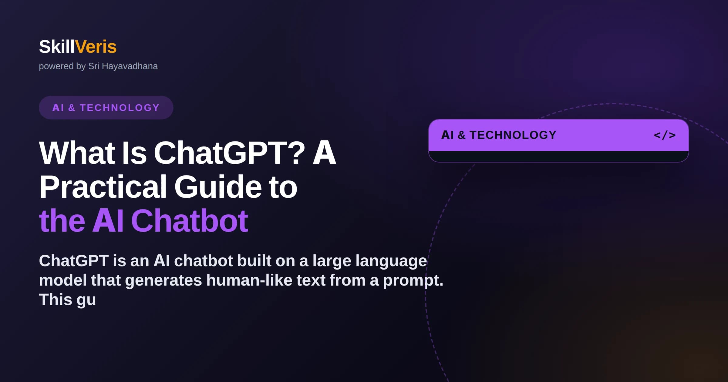 What Is ChatGPT? A Practical Guide to the AI Chatbot