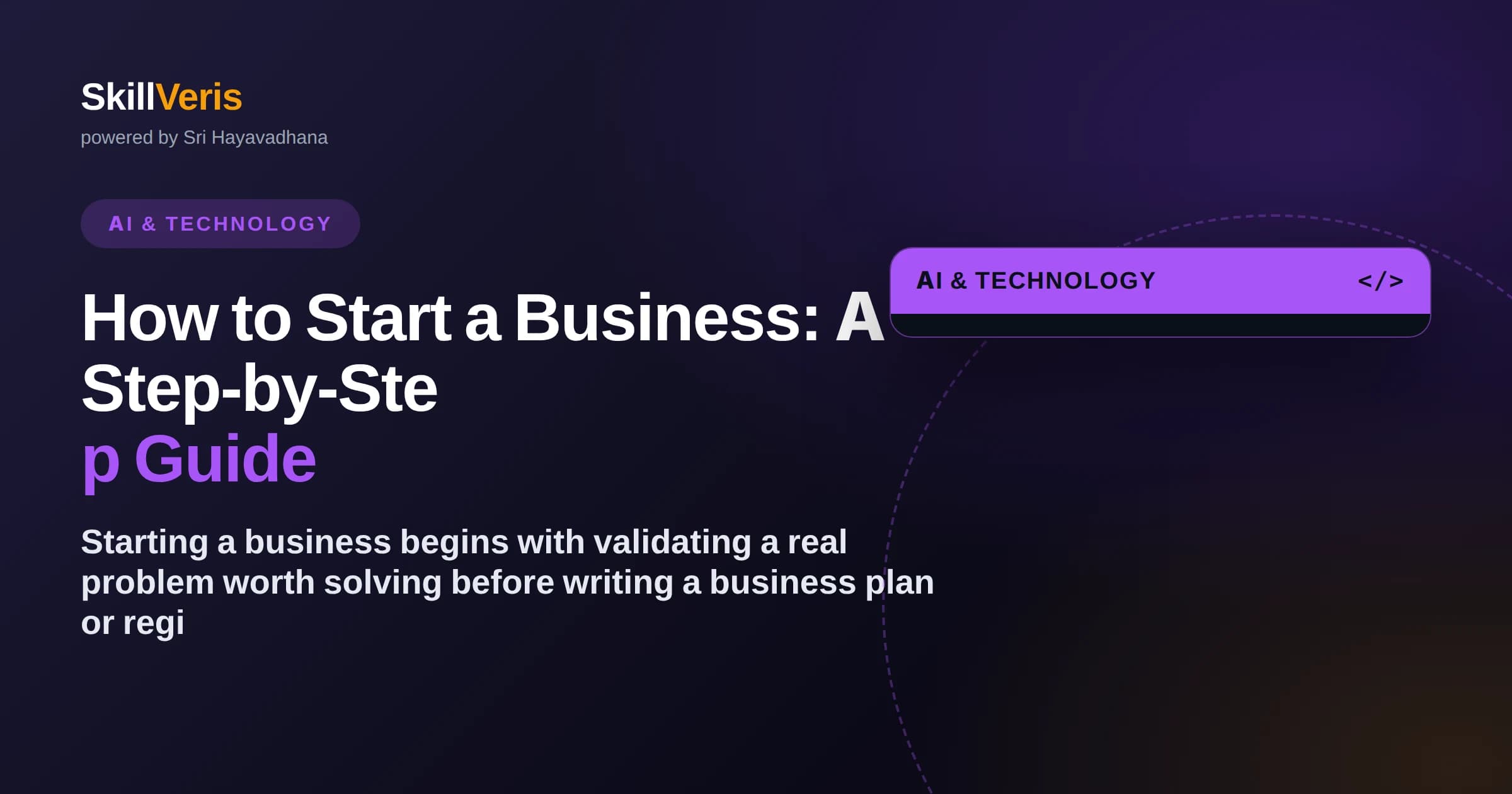 How to Start a Business: A Step-by-Step Guide