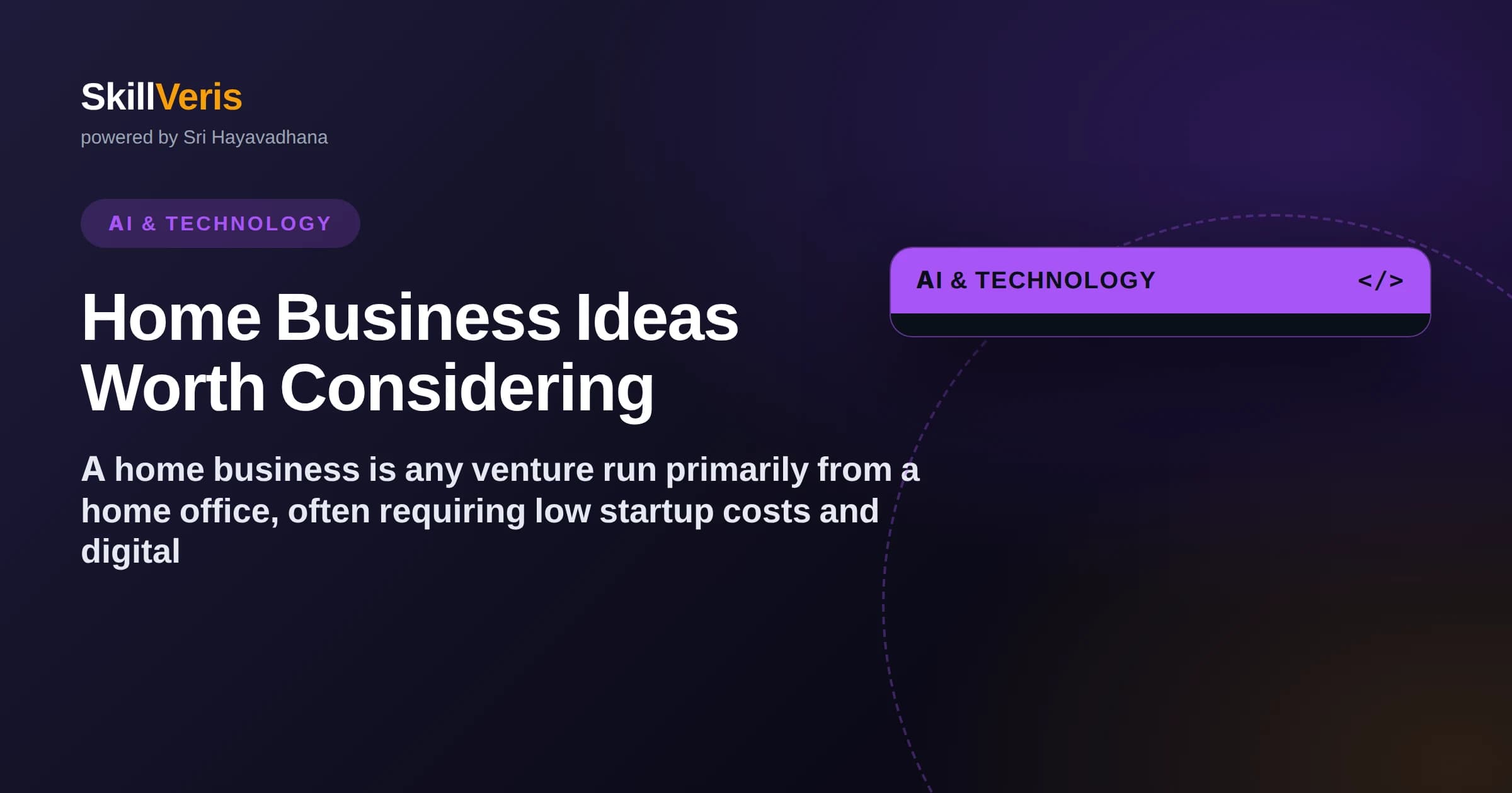 Home Business Ideas Worth Considering