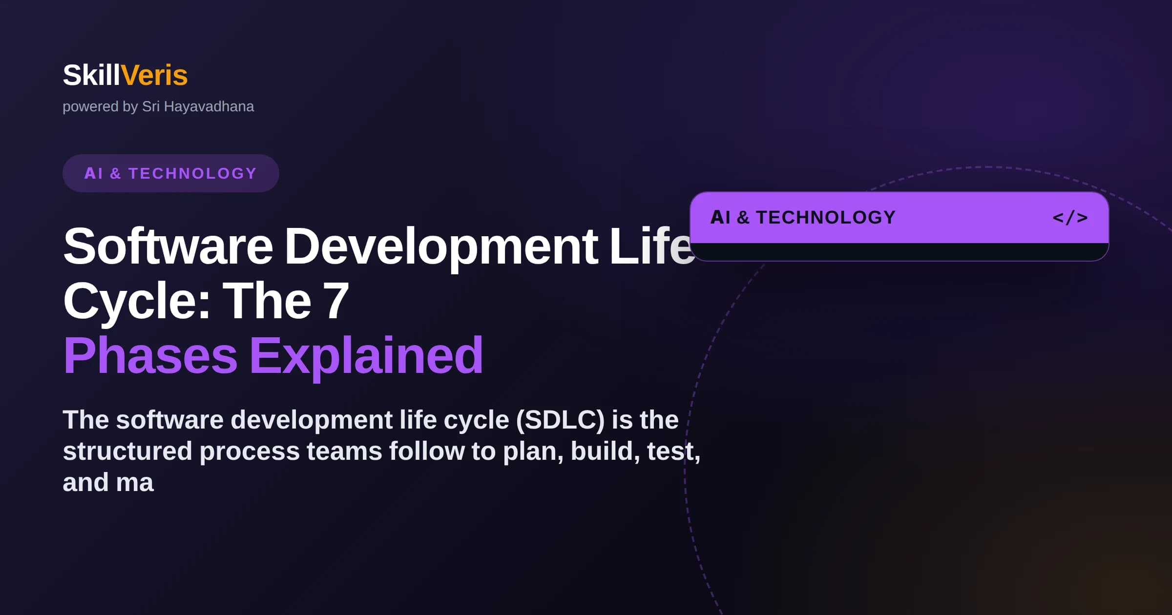 Software Development Life Cycle: The 7 Phases Explained