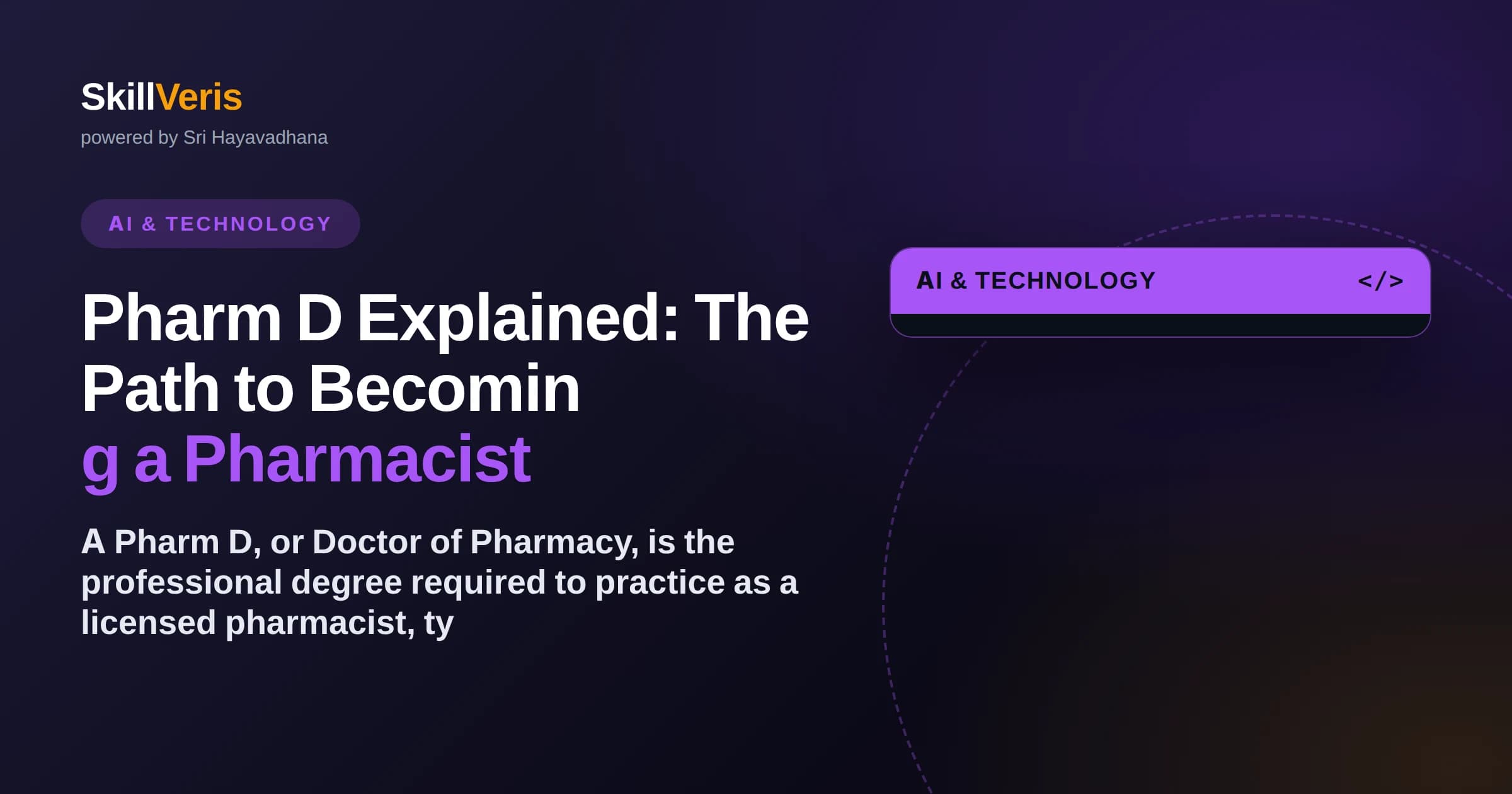 Pharm D Explained: The Path to Becoming a Pharmacist