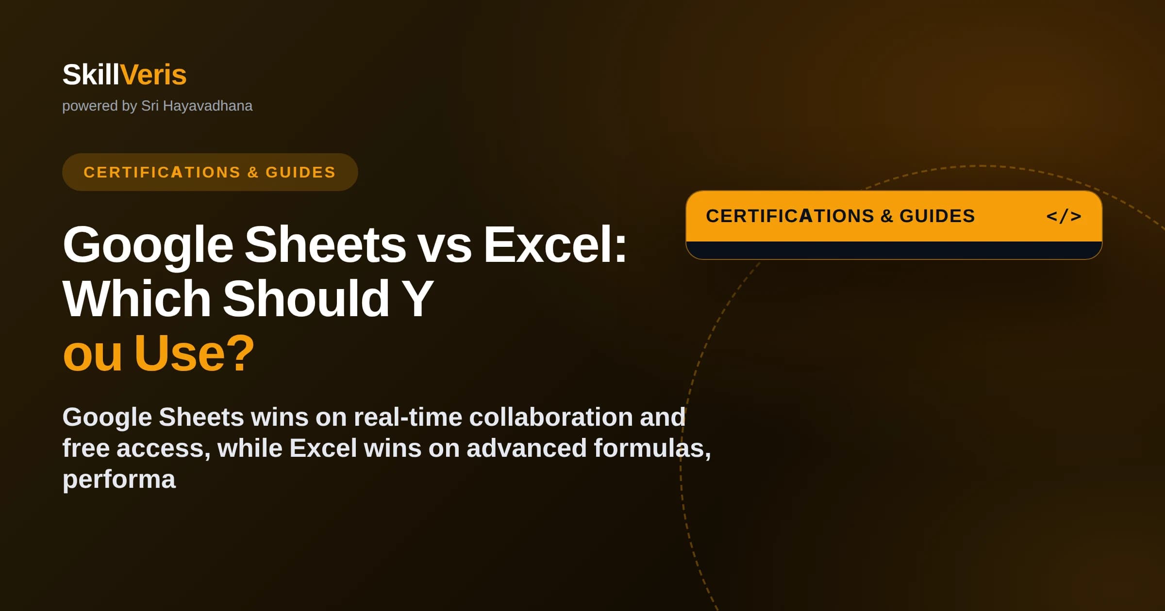 Google Sheets vs Excel: Which Should You Use?