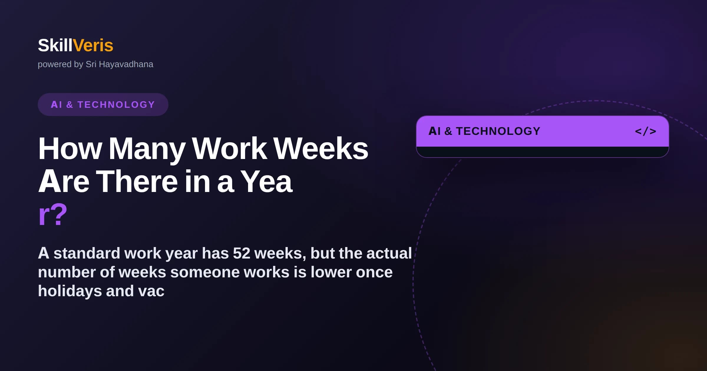 How Many Work Weeks Are There in a Year?